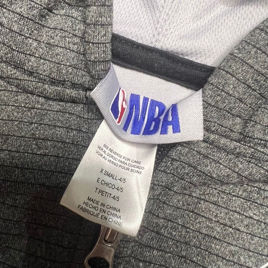 NBA NWT NBA San Antonio Spurs Boys' XS Black Full Zip Hoodie Size US XS / EU 42 / 0 - 2 Thumbnail