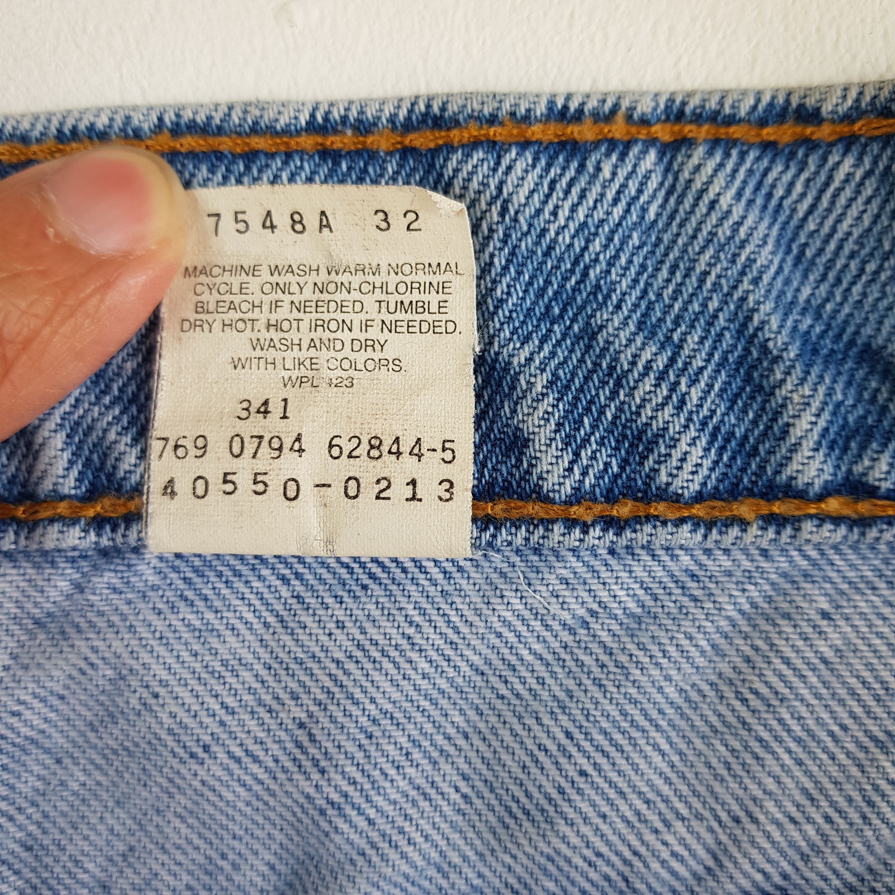 Levi's Vintage Levis 550 Jeans Released Hem Levi's Orange Tab Denim Size US 36 / EU 52 - 7 Thumbnail