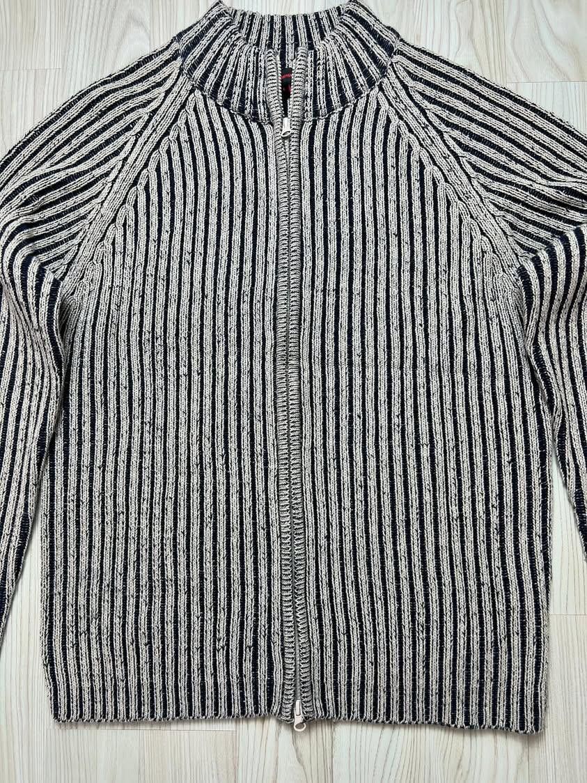 Japanese Brand Vintage ribbed Knit washed sweater 🔥 Size US L / EU 52-54 / 3 - 3 Thumbnail