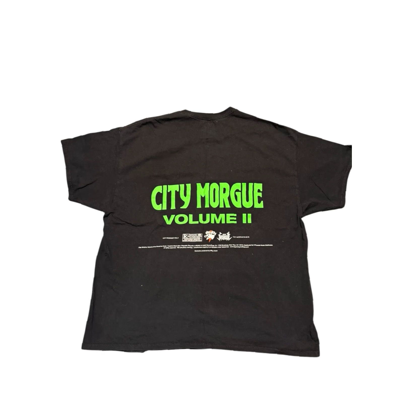 Vintage City Morgue Hoodie Unisex Adults XXL Red Cotton Blend Fleece Embroidered Logo Pullover Long Sleeve Athletic Sports 2XL Size US XXL / EU 58 / 5 - 7 Thumbnail