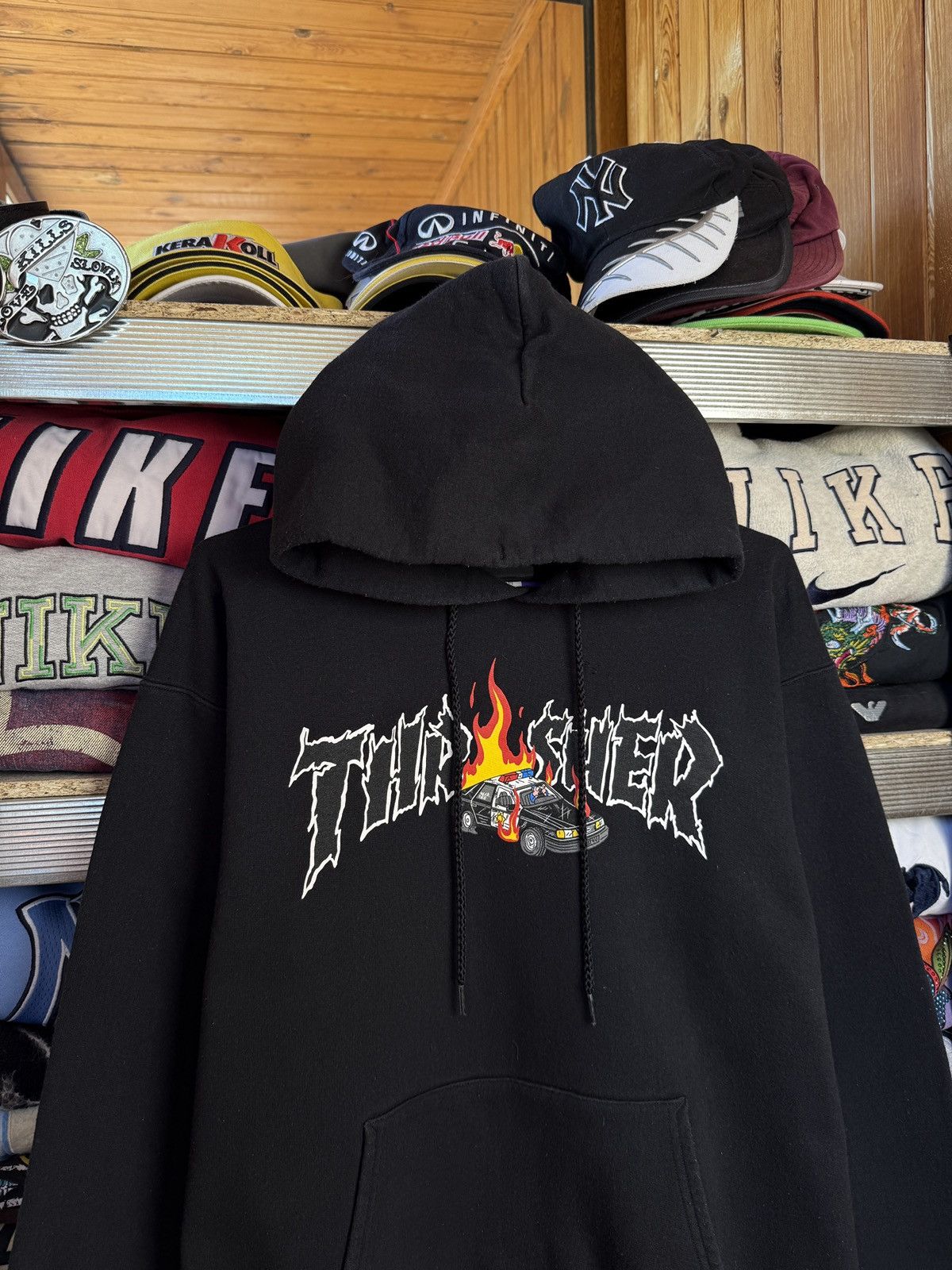 Thrasher Rare Trasher 90s Vintage Hoodie Size US S / EU 44-46 / 1 - 3 Thumbnail
