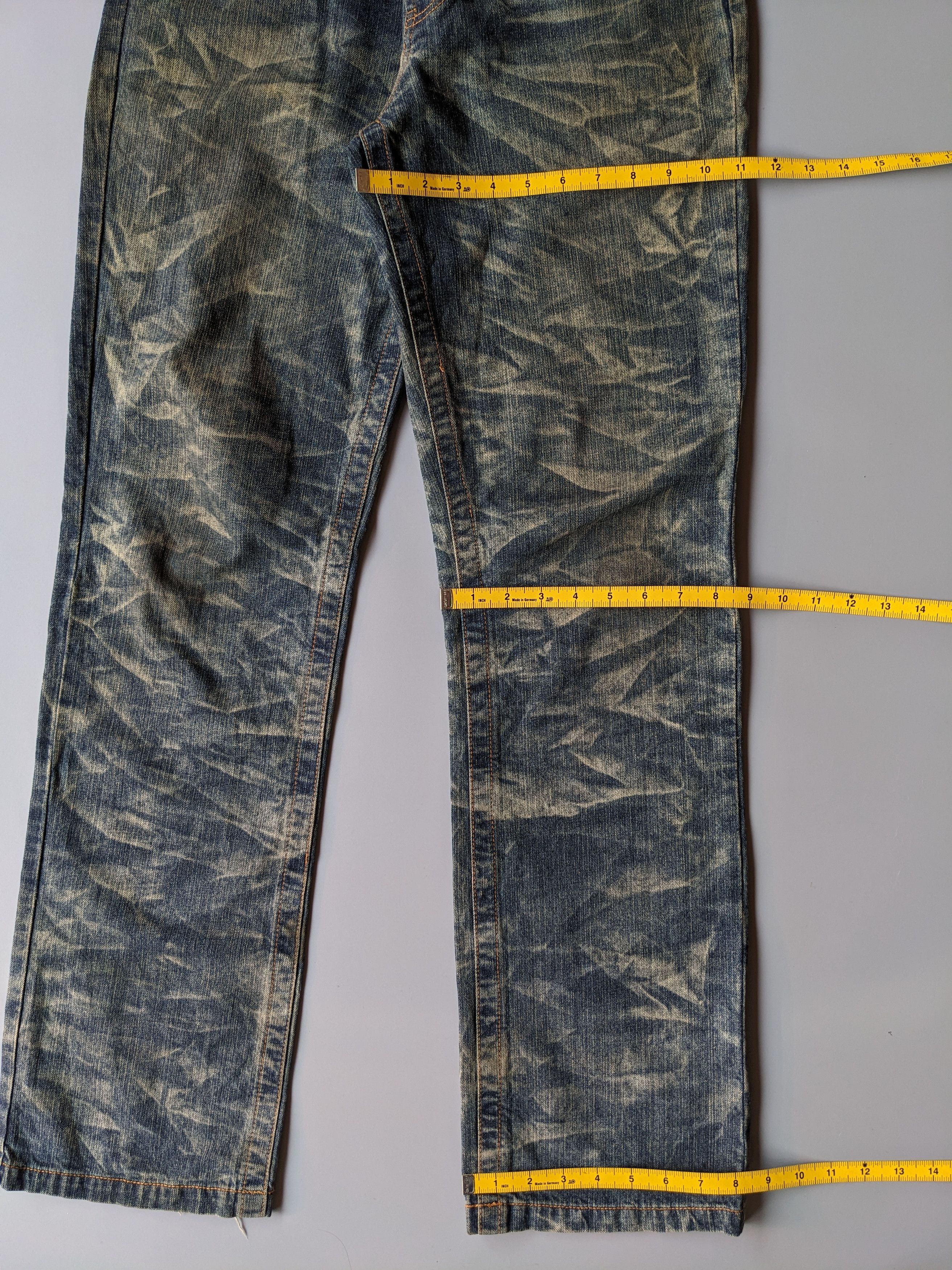 Japanese Brand Introduce Homme bleach wash flare jeans Size US 31 - 9 Thumbnail