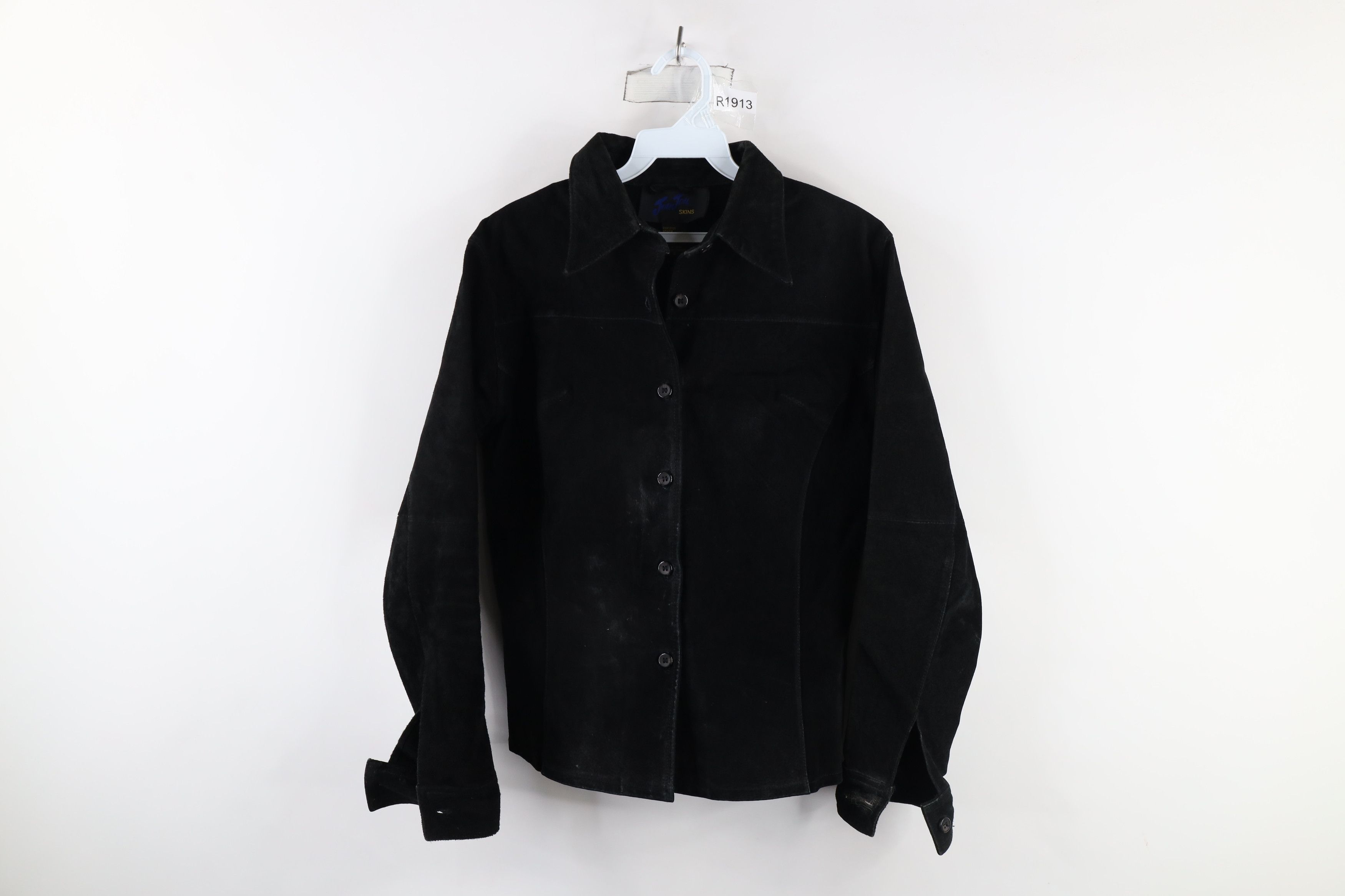 Vintage Vintage 90s Streetwear Suede Leather Shirt Jacket Jac Shirt Size S / US 4 / IT 40 - 1 Thumbnail