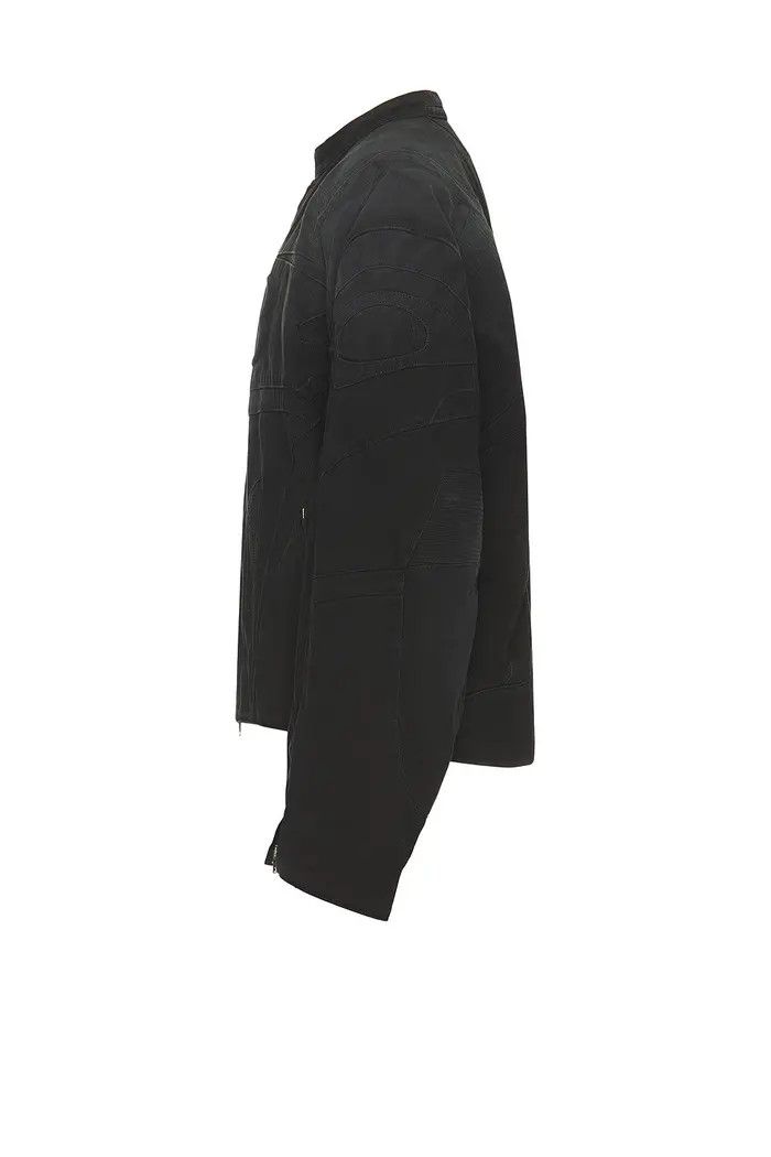 Balenciaga o1w1db10226 Racer Jacket in Black Size US L / EU 52-54 / 3 - 3 Thumbnail