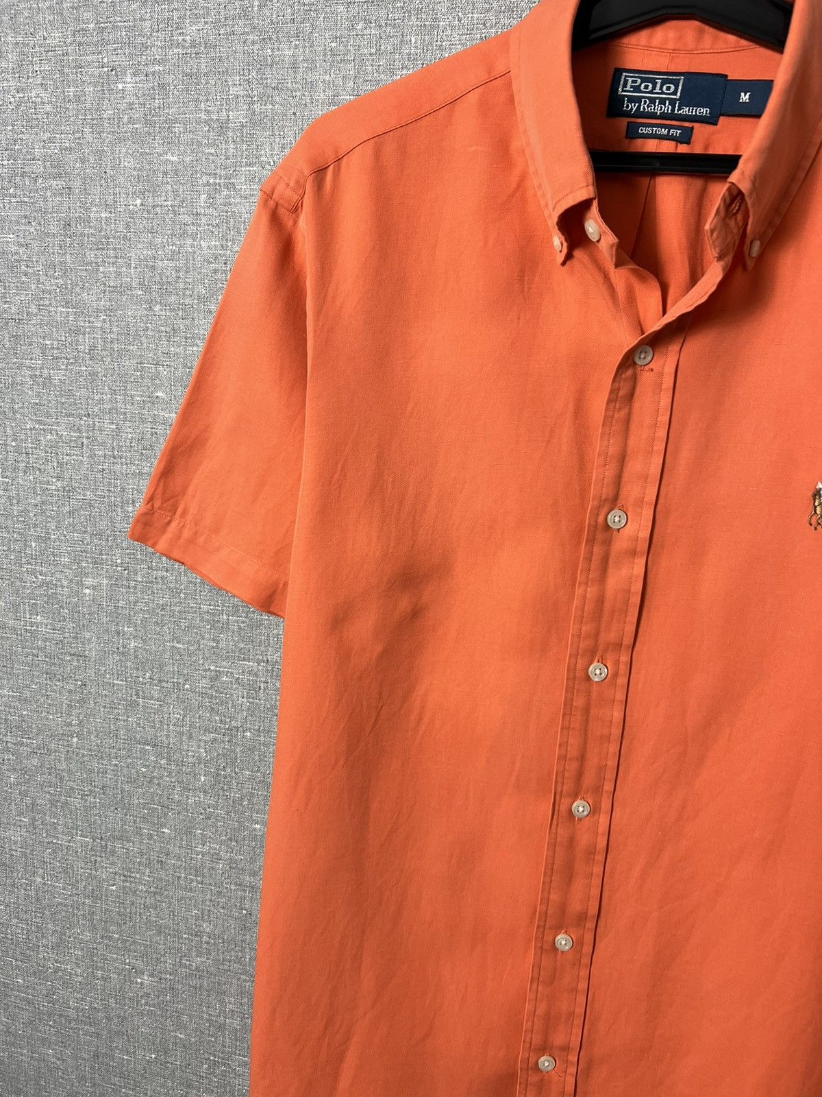 Polo Ralph Lauren Vintage Ralph Lauren Cotton/Silk/Linen Short Sleeve Shirt Size US L / EU 52-54 / 3 - 3 Thumbnail