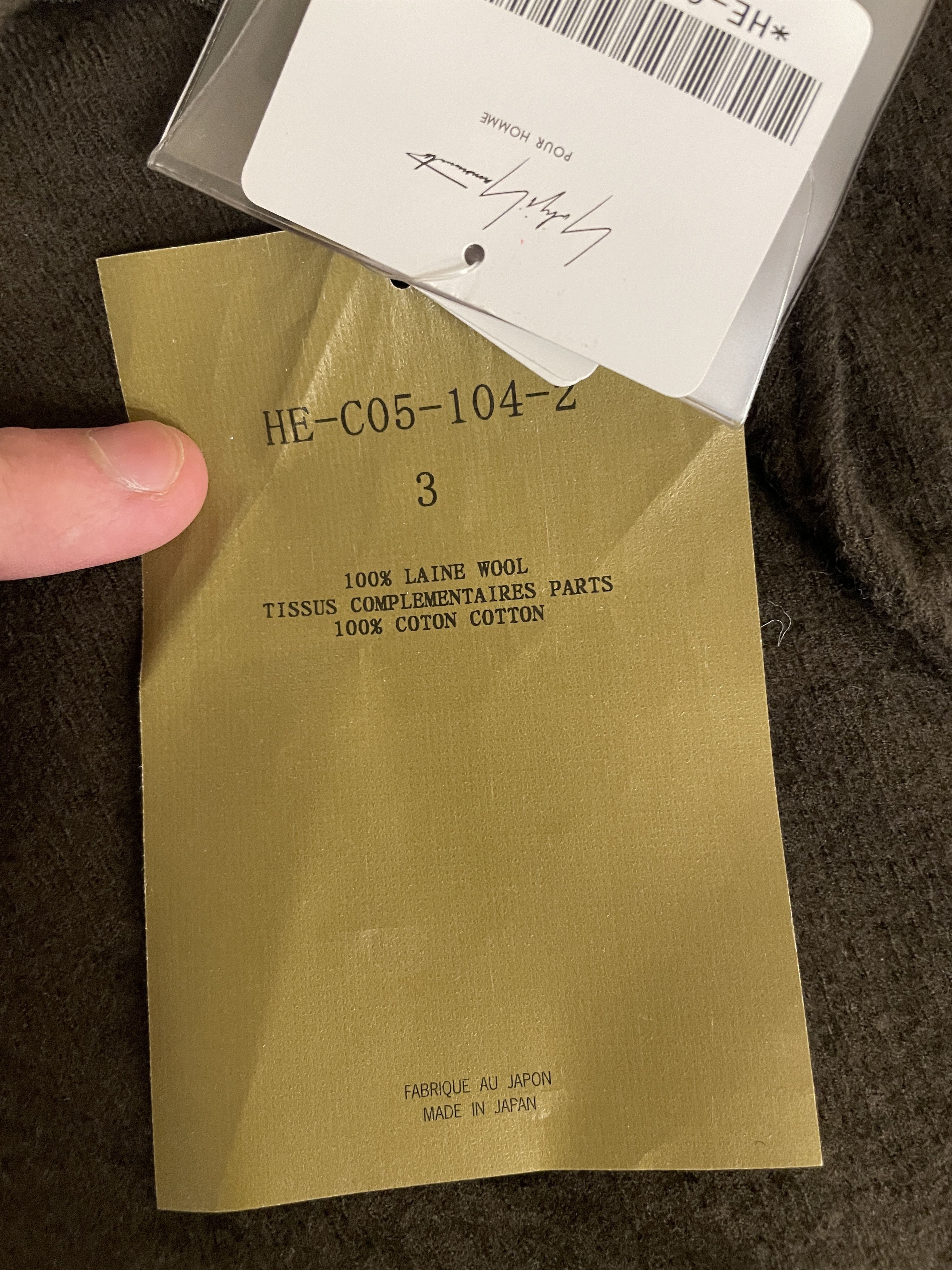 Yohji Yamamoto $2935 2023 Yohji Yamamoto R-Milling Mods Coat Size US L / EU 52-54 / 3 - 9 Thumbnail