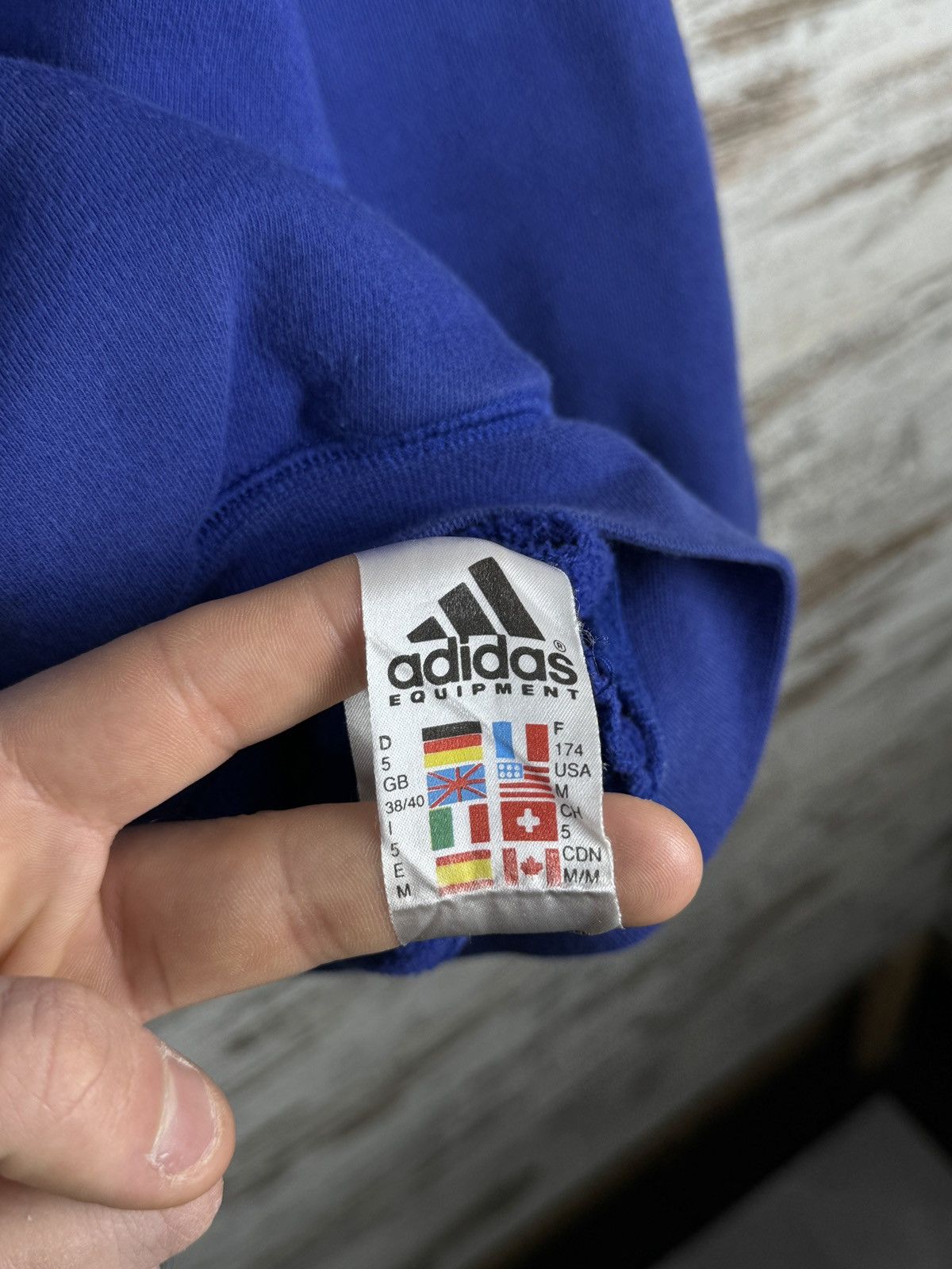 Adidas Mens Vintage Adidas Equipment hoodie jacket size M rare y2k Size US M / EU 48-50 / 2 - 10 Thumbnail