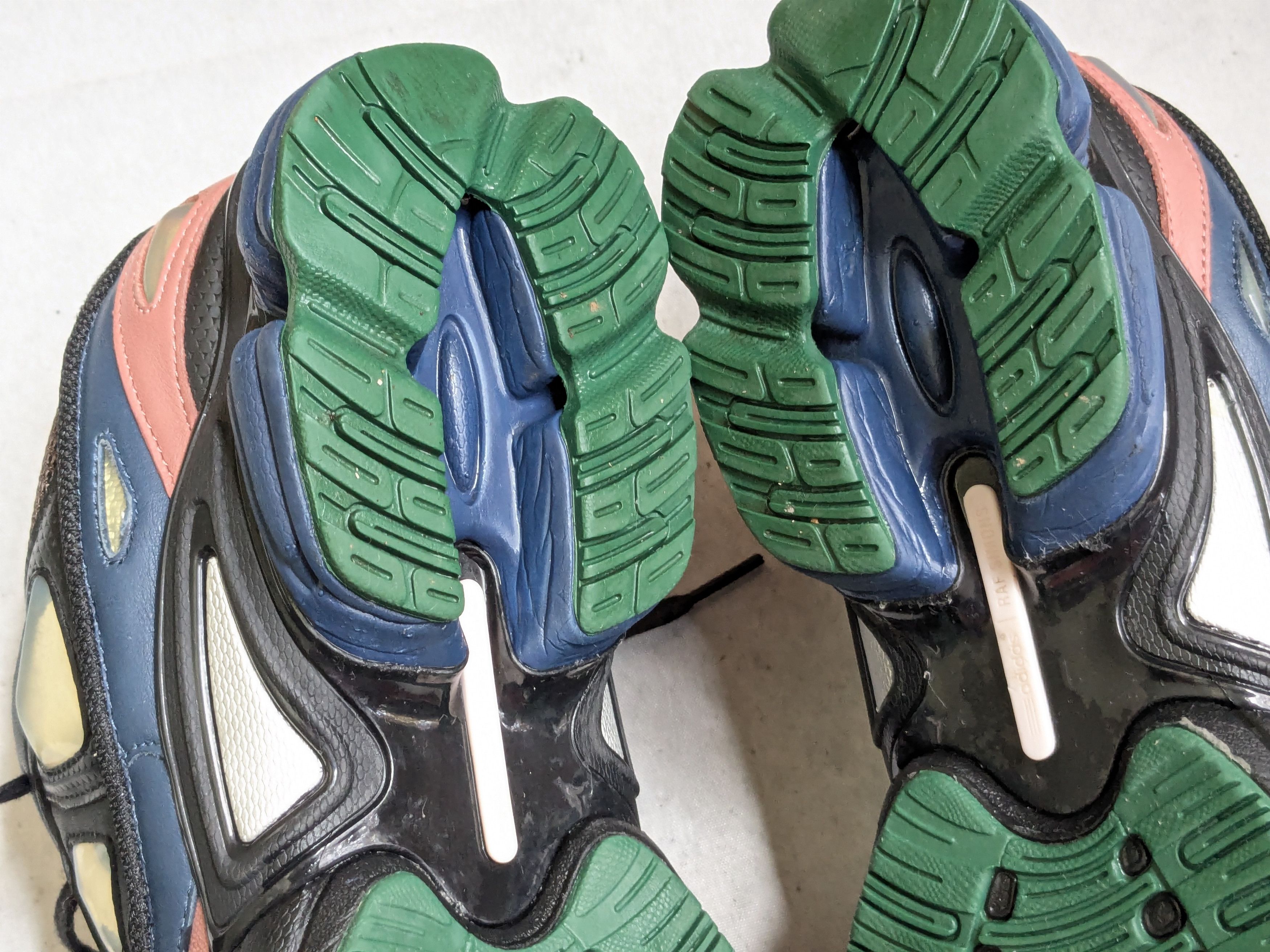 Adidas × Raf Simons Raf Simons Ozweego 2 Black Blue Size US 10.5 / EU 43-44 - 13 Thumbnail
