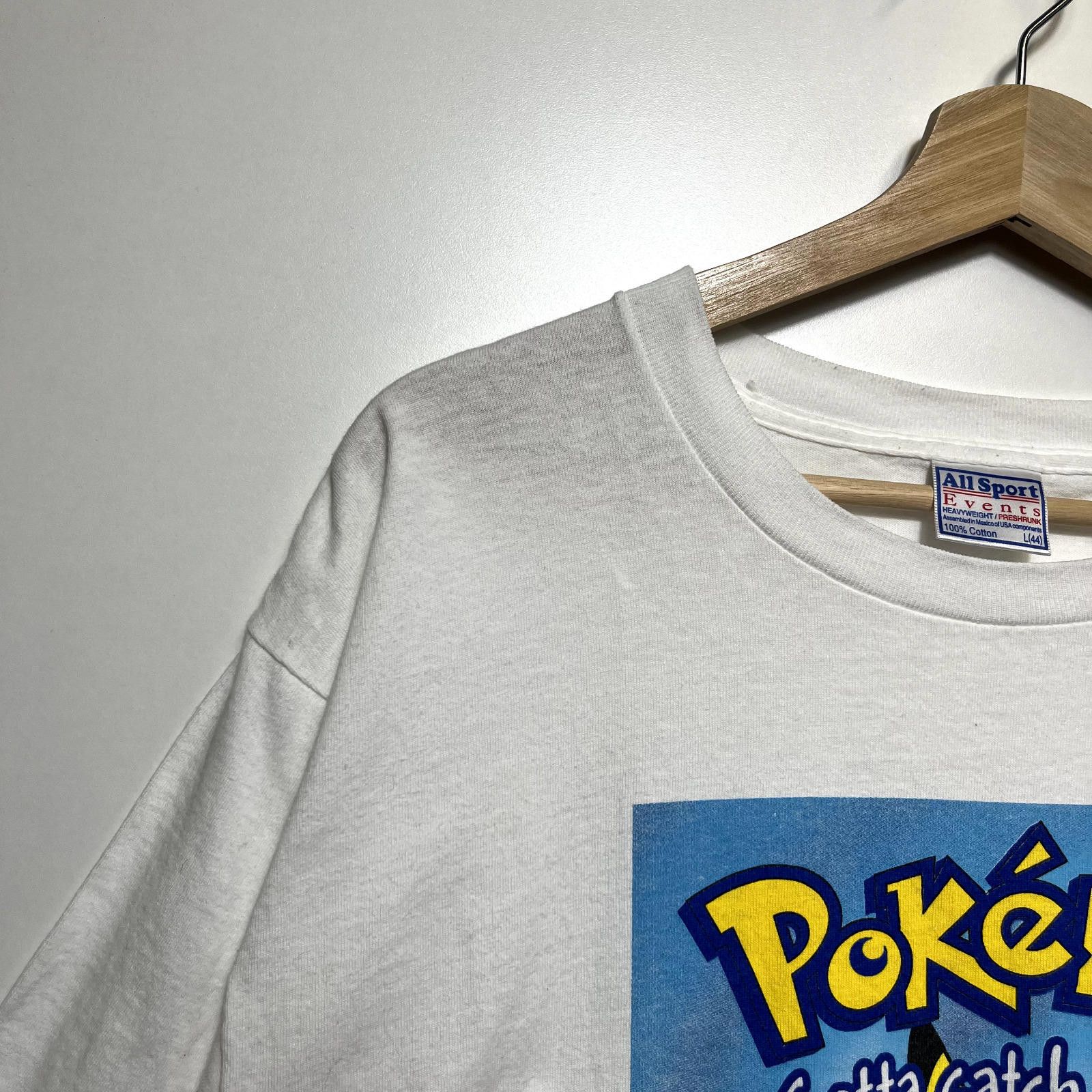 All Sport × Vintage Vintage 2000 Pokemon T-shirt Adult L Pikachu TCG Series 1 Size US L / EU 52-54 / 3 - 8 Thumbnail