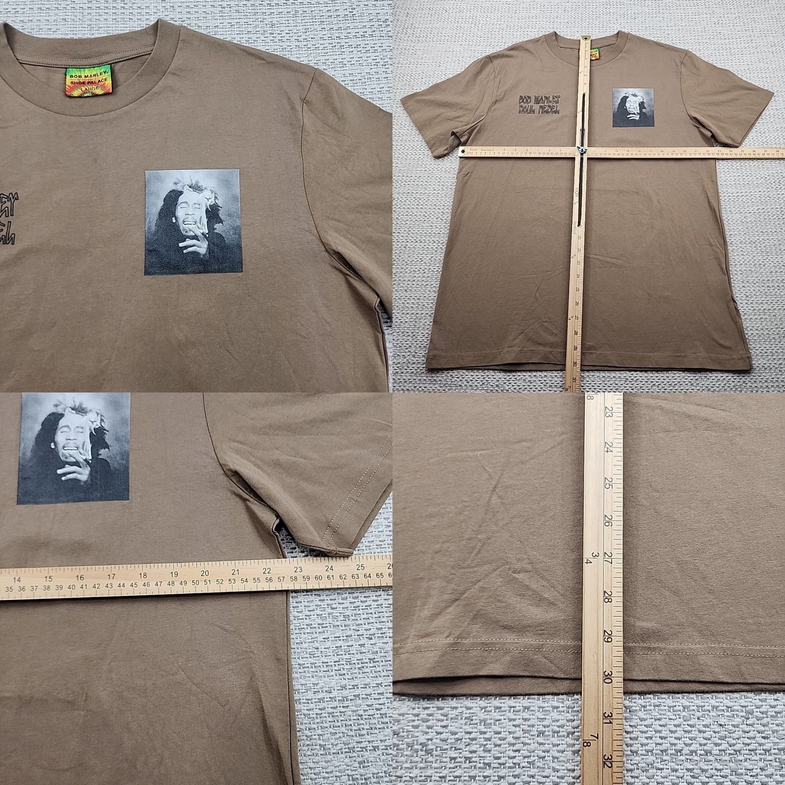 Vintage Bob Marley Shoe Palace Soul Rebel T Shirt Mens L Embossed Logo On Back Size US L / EU 52-54 / 3 - 8 Thumbnail