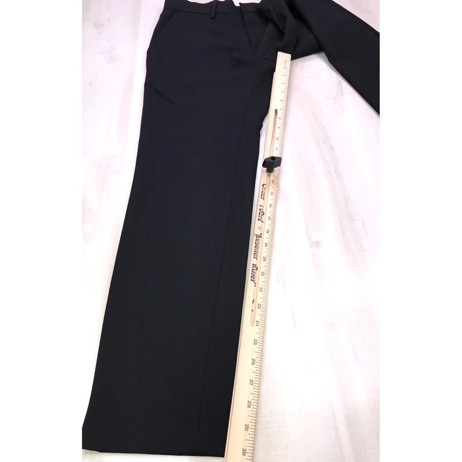 Haggar Haggar Slim Ultra Stretch Black Dress Pants Mens 30x30 EUC Size US 30 / EU 46 - 2 Thumbnail