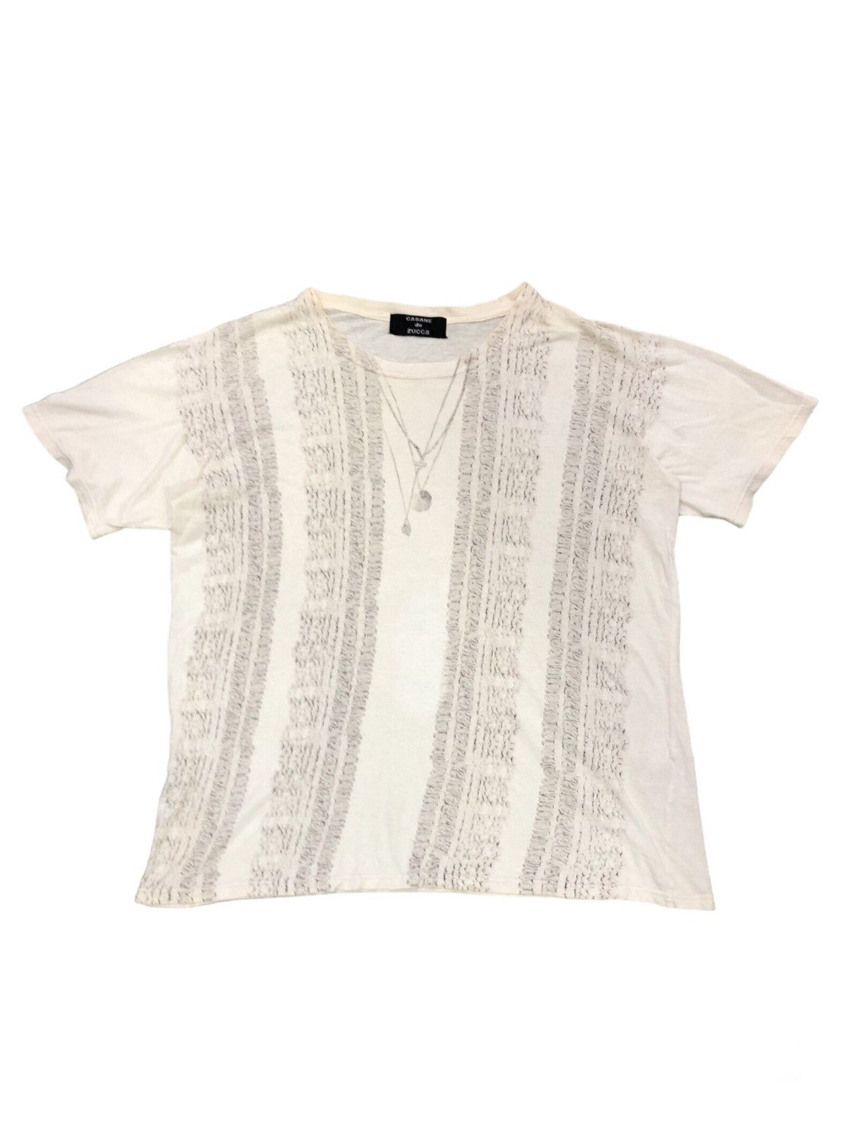 CABANE de ZUCCa Cabbane De Zucca Issey Miyake T-Shirt Size US L / EU 52-54 / 3 - 1 Thumbnail