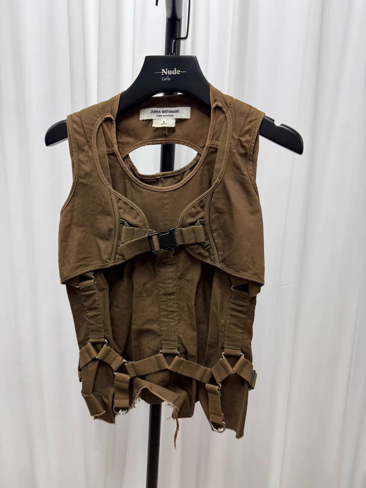 Junya Watanabe Junya Watanabe Comme des Garçons 02 Lace-up Vest K20 Size US S / EU 44-46 / 1 - 1 Thumbnail