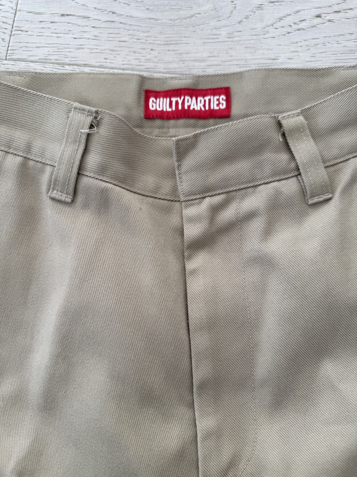Wacko Maria Wacko Maria Beige ‘Guilty Parties’ Zack Skate Trousers Size US 30 / EU 46 - 2 Thumbnail