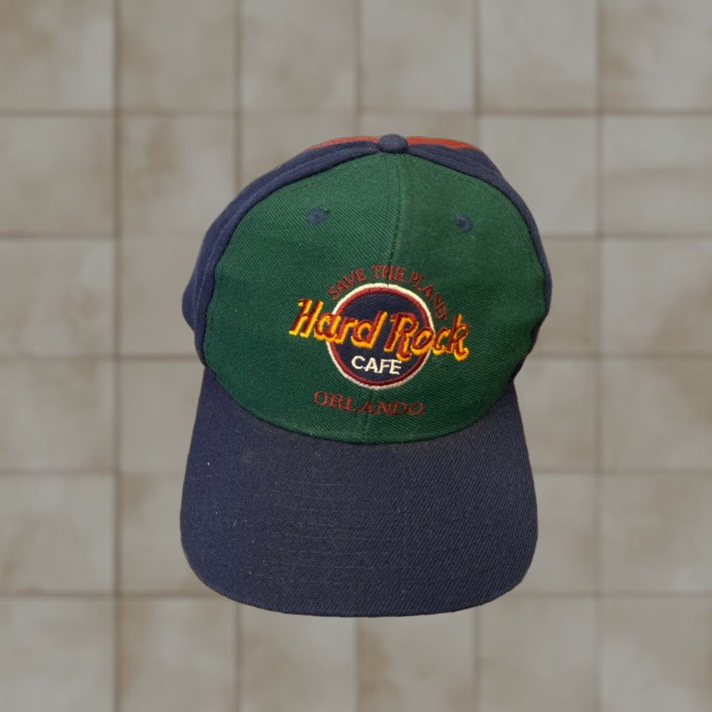 Hard Rock Cafe Hard Rock Cafe Orlando Hat Cap One Size Snapback Baseball Cap Mens Purple 90s Pinwheel Save The Planet Size ONE SIZE - 1 Thumbnail