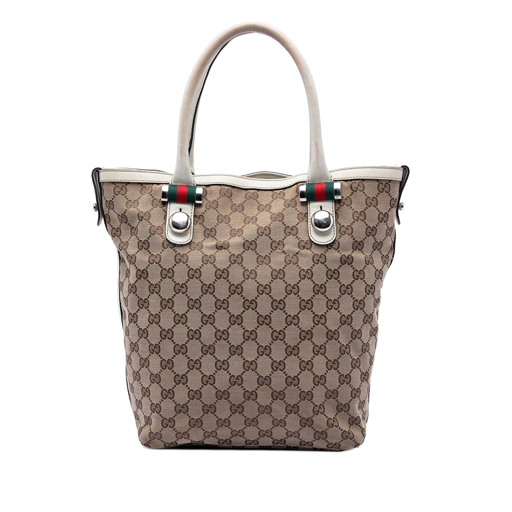 Gucci GG Canvas Web Match Ball Tote Size ONE SIZE - 1 Thumbnail