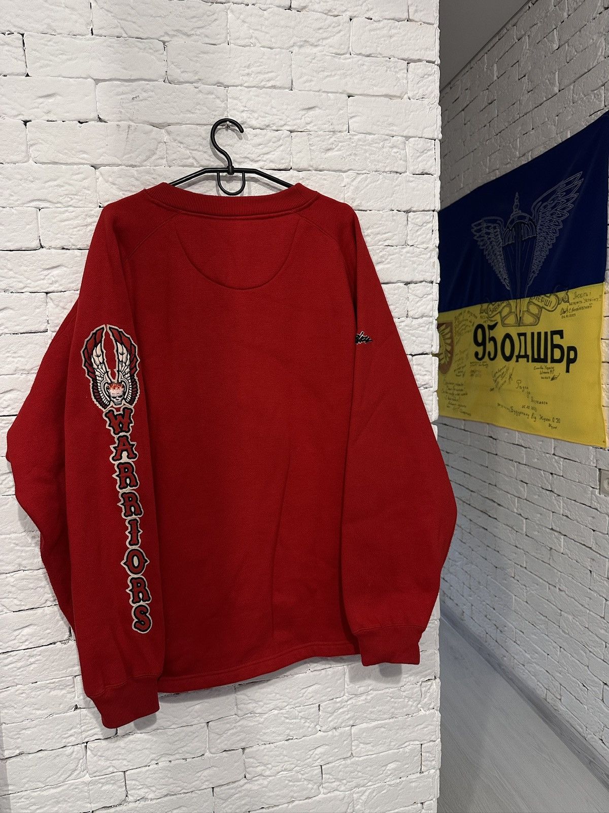 Other Vintage Johnny Blaze Warriors Sweatshirt XL Red Rare 90s Size US XL / EU 56 / 4 - 17 Thumbnail
