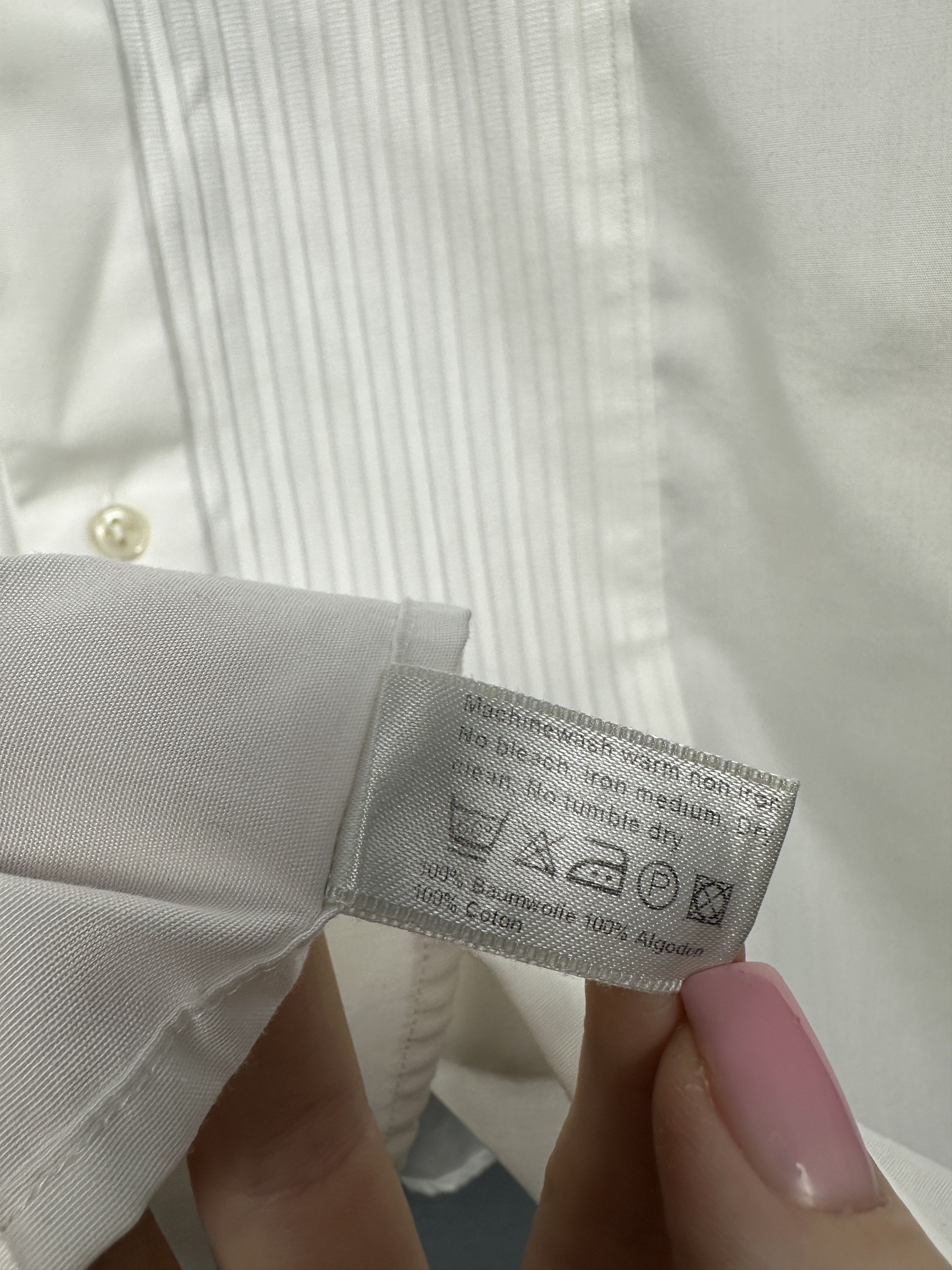 Eton Eton Vintage Mens Long Sleeve White Shirt Size US L / EU 52-54 / 3 - 5 Thumbnail