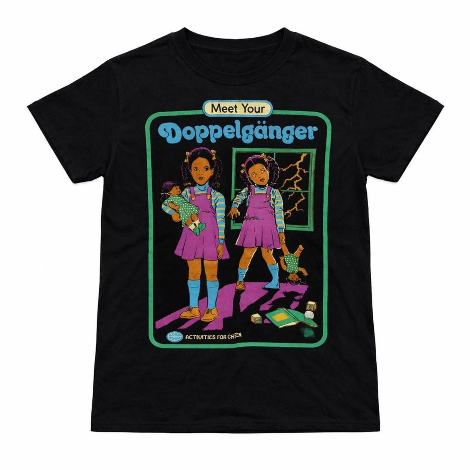 Other Creepy cute horror colorful Weird Twee vibes Retro 70s Style Size US S / EU 44-46 / 1 - 1 Thumbnail