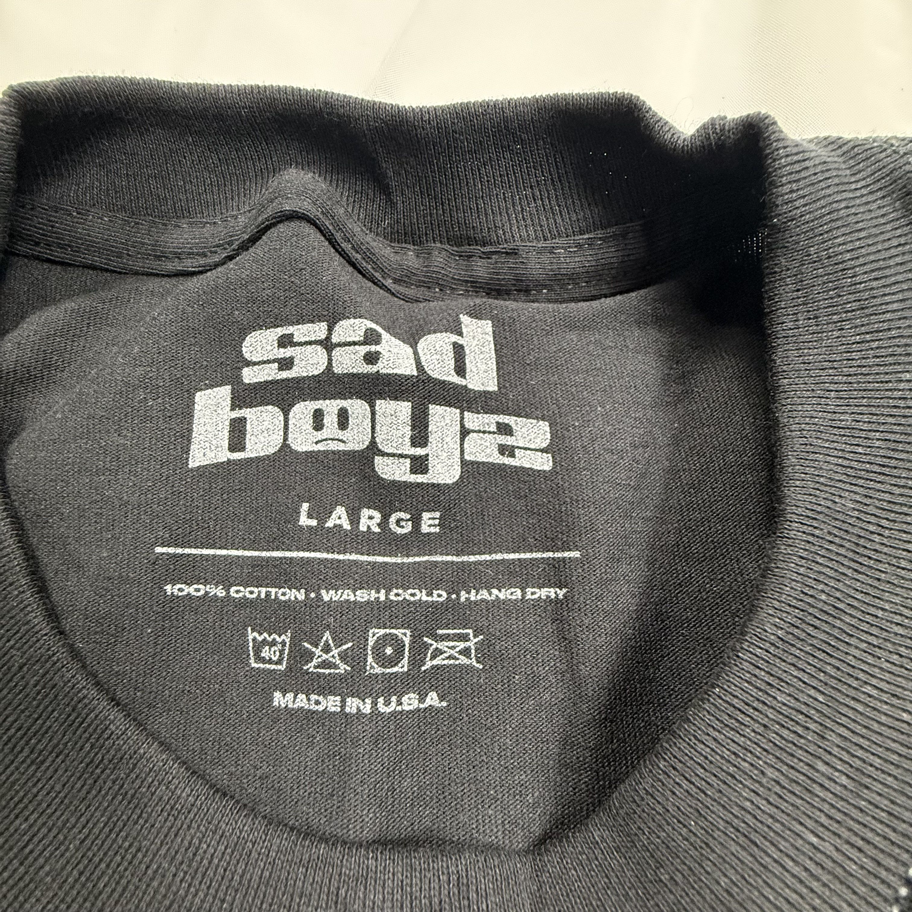 Sad Boys Sad Boyz Yung Lean Melancolia For Life Jesus T-Shirt Large Size US L / EU 52-54 / 3 - 2 Thumbnail