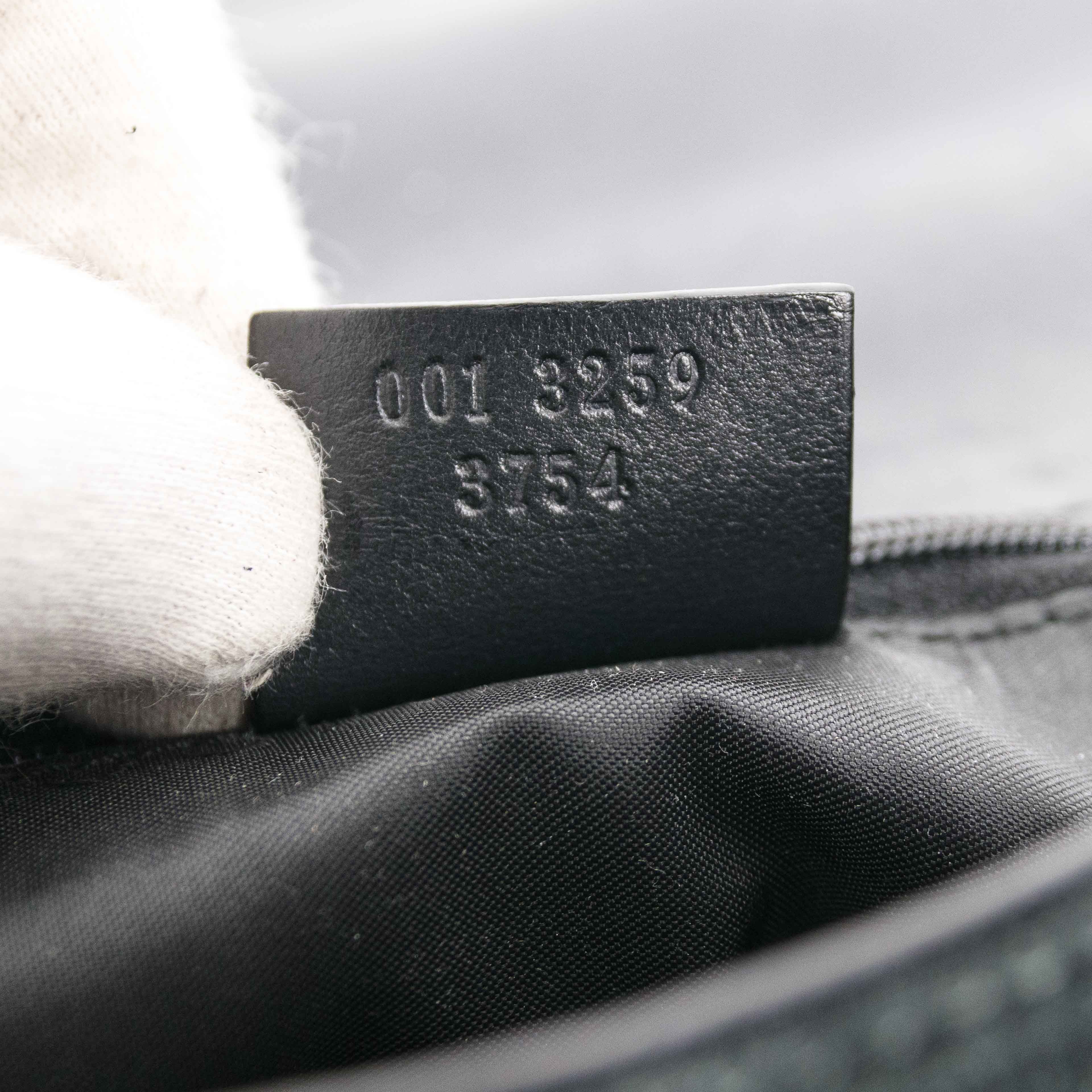 Gucci Gucci Black Suede and Leather Messenger Bag Size ONE SIZE - 17 Thumbnail