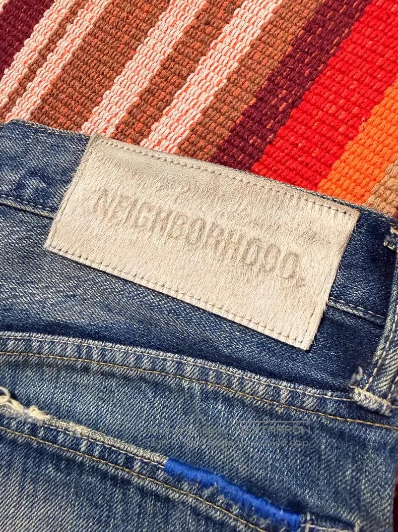Neighborhood Neighborhood size M Ripped washed denim pants Size US 27 - 3 Thumbnail