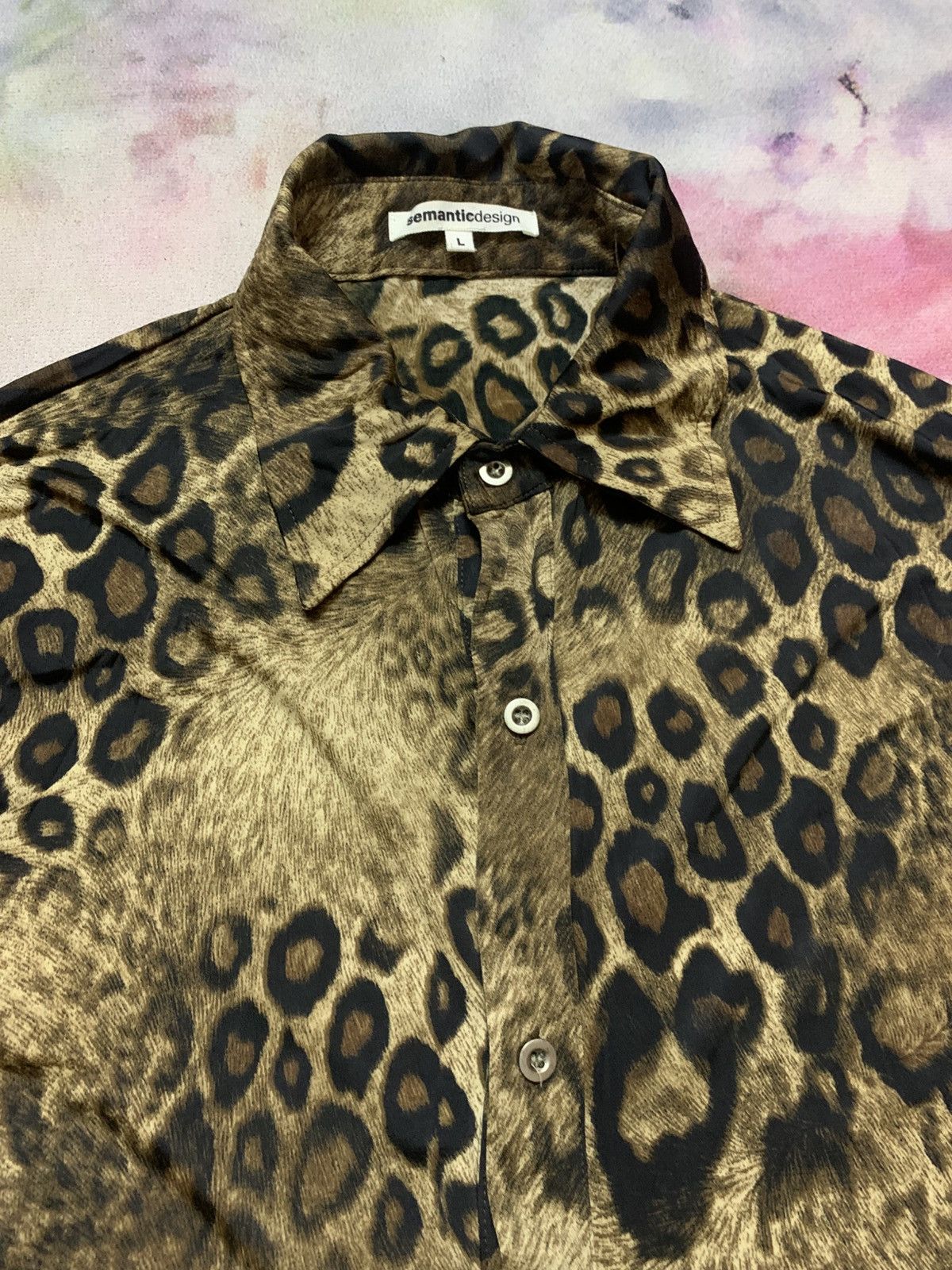 semanticdesign Japanese Brand Semantic Design Leopard Stretch Tapered Size US M / EU 48-50 / 2 - 5 Thumbnail
