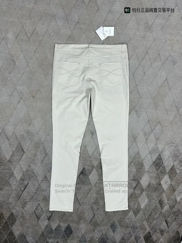 Brunello Cucinelli Brunello Cucinelli Men's Sea Island Cotton Casual Pants. Size US 34 / EU 50 - 2 Thumbnail
