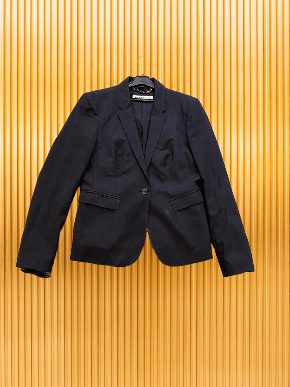 Burberry Vintage Blazer Burberry black Y2K luxury Size L / US 10 / IT 46 - 1 Thumbnail
