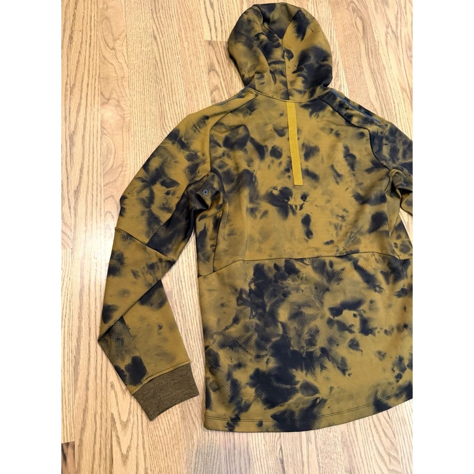 Lululemon Lululemon Textured Tech Pullover Hoodie Men’s M Yellow Zip Pockets Athletic Size US M / EU 48-50 / 2 - 3 Thumbnail