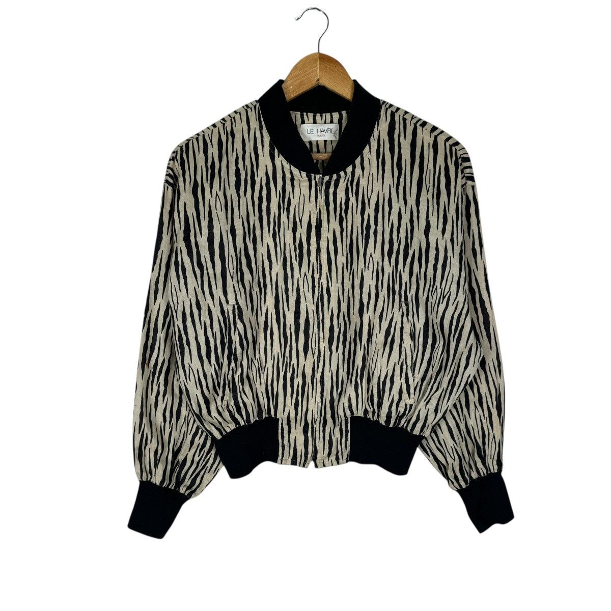 Issey Miyake ☀️80s LE HAVRE TOKYO BOMBER JACKET Size M / US 6-8 / IT 42-44 - 2 Thumbnail
