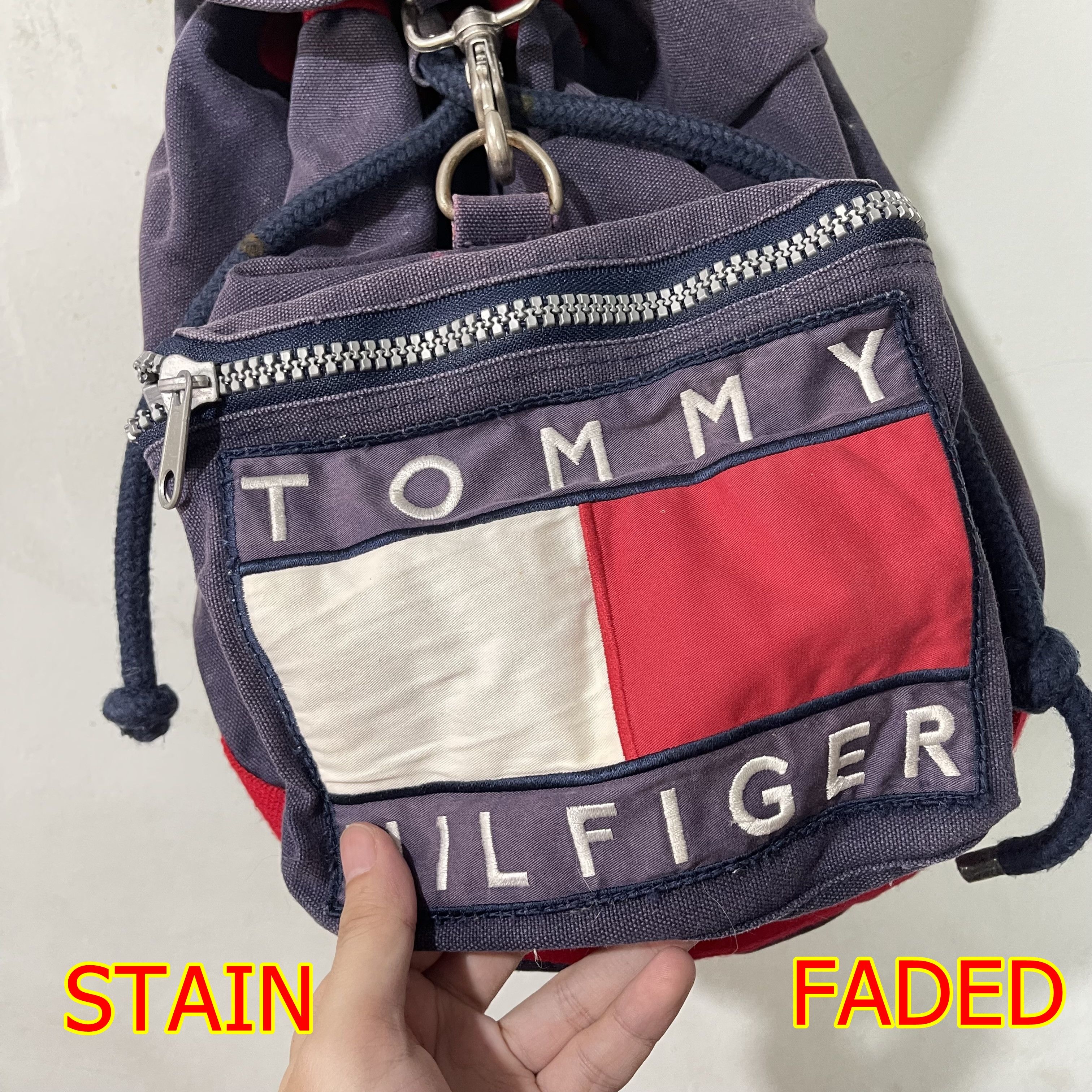 Tommy Hilfiger Vintage 90s Tommy Hilfiger Backpack Size ONE SIZE - 3 Thumbnail