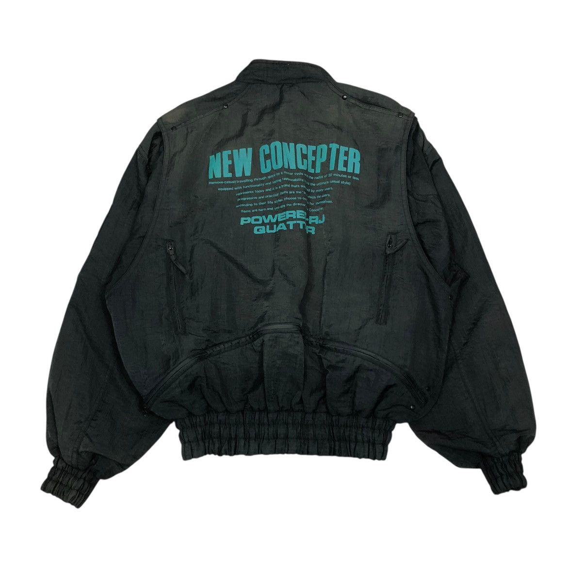 Kadoya 🔥VINTAGE RACING BOMBER JACKET MOTORCYCLE KADOYA NEWCONCEPTER Size US L / EU 52-54 / 3 - 1 Thumbnail
