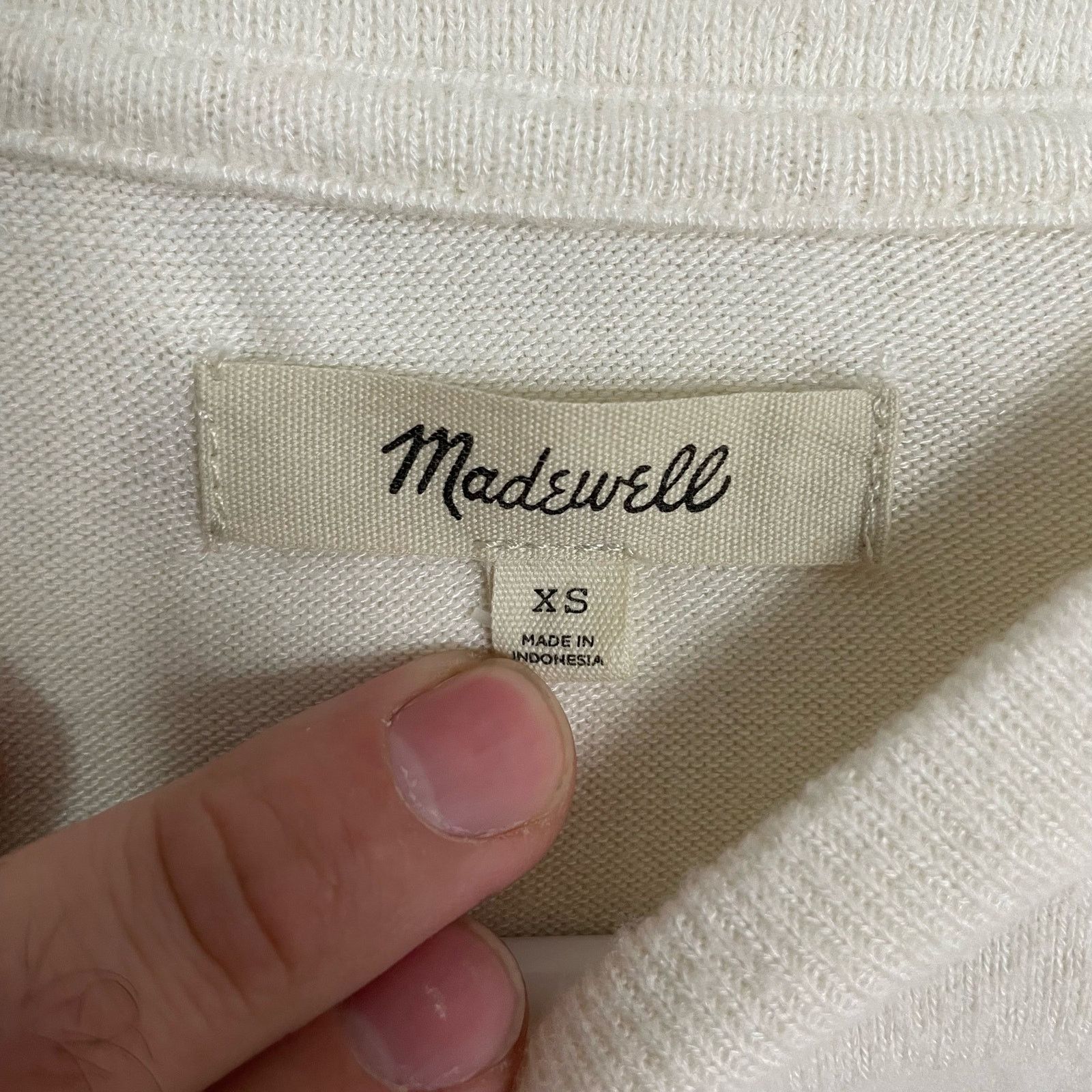 Madewell Madewell Brushed Jersey Ruched Top Tee Shirt US Womens XS Size XS / US 0-2 / IT 36-38 - 4 Thumbnail