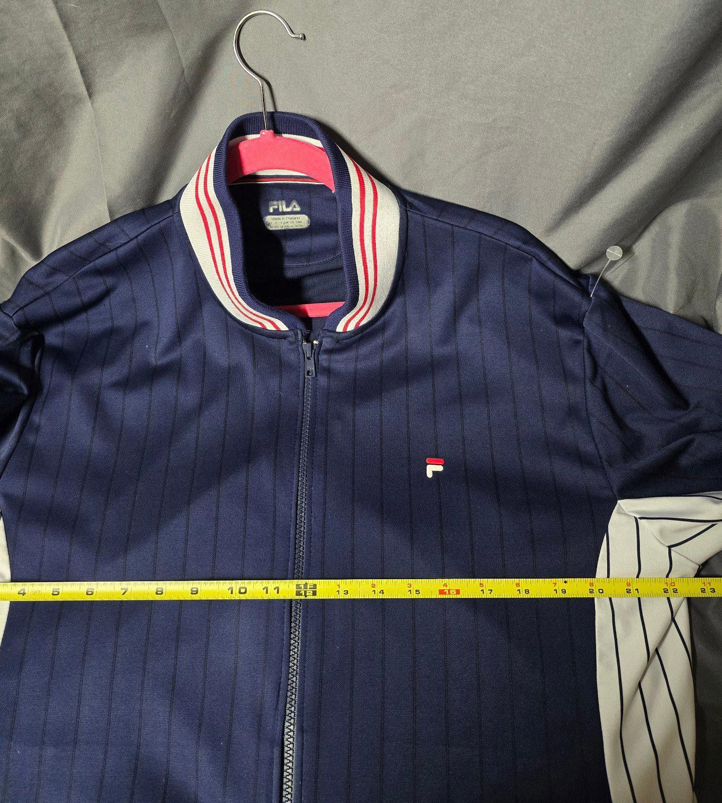 Fila Fila Tennis Track Jacket Settanta Pinstripe Vtg Sz XL Borg Size US XL / EU 56 / 4 - 4 Thumbnail
