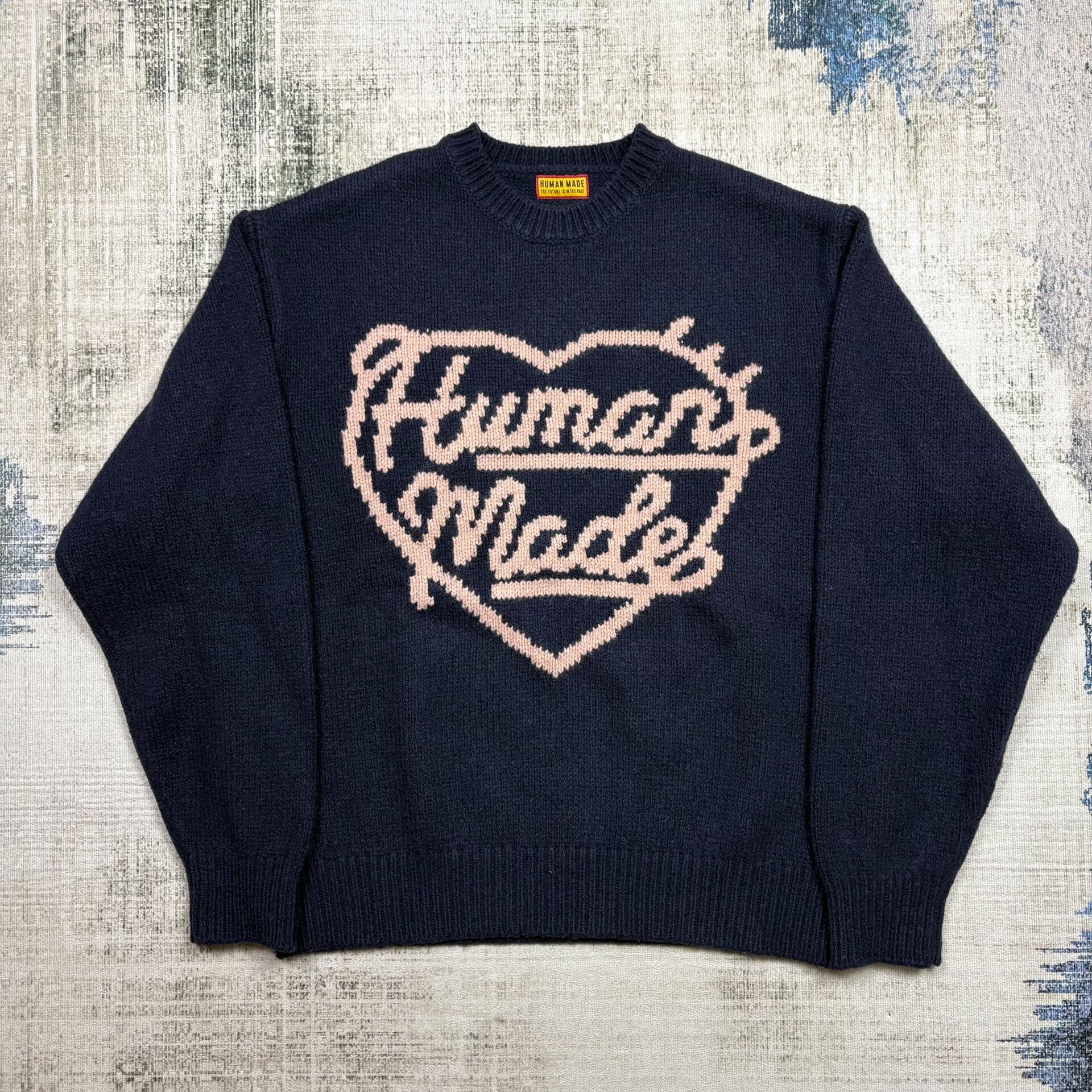 Cactus Plant Flea Market × Human Made Blue Crochet Knit Cardigan