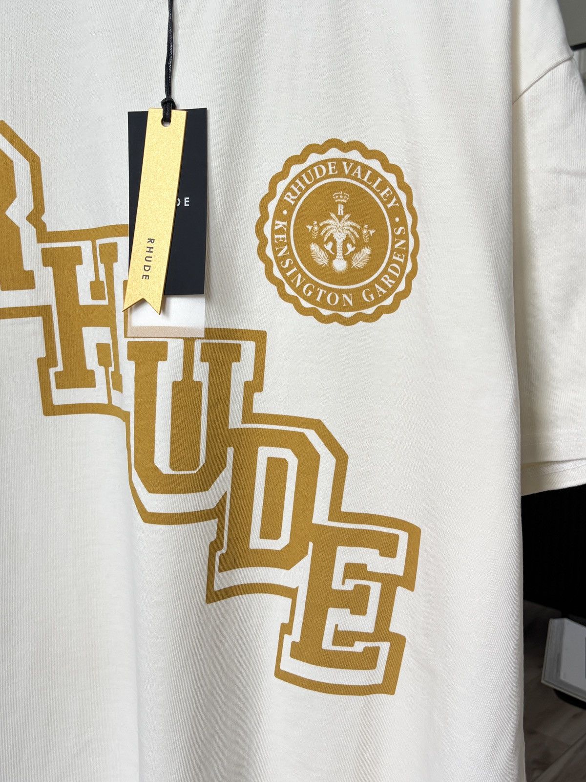 Rhude RHUDE | COLLEGIATE CREST LOGO TEE Size US XXL / EU 58 / 5 - 3 Thumbnail