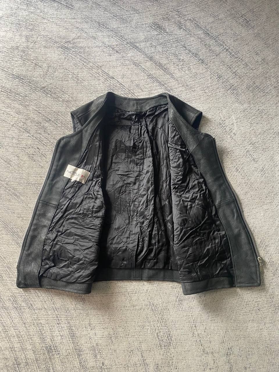 Harley Davidson Nicole Monsieur Biker Leather Sleeveless Jacket Size US S / EU 44-46 / 1 - 7 Thumbnail