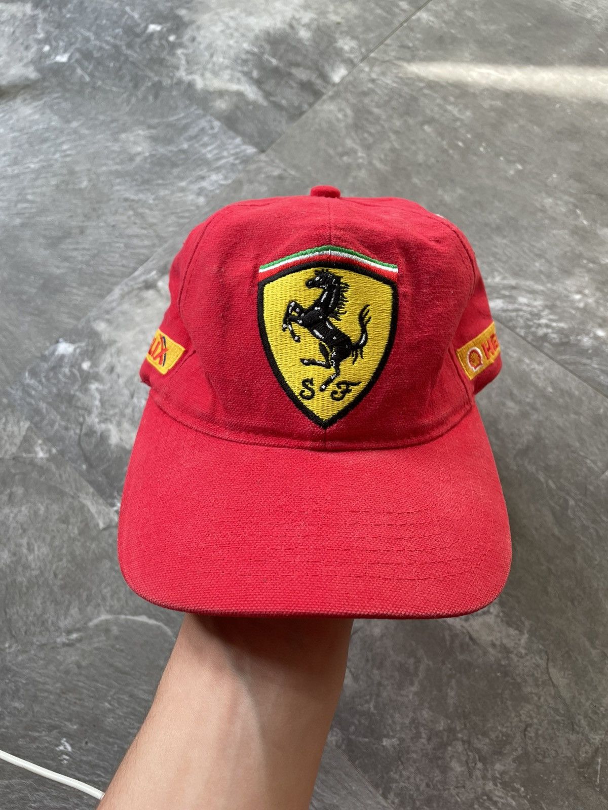 Ferrari Vintage 90s Ferrari F1 Racing Red Cap Y2K Embroidered Logo Size ONE SIZE - 1 Thumbnail