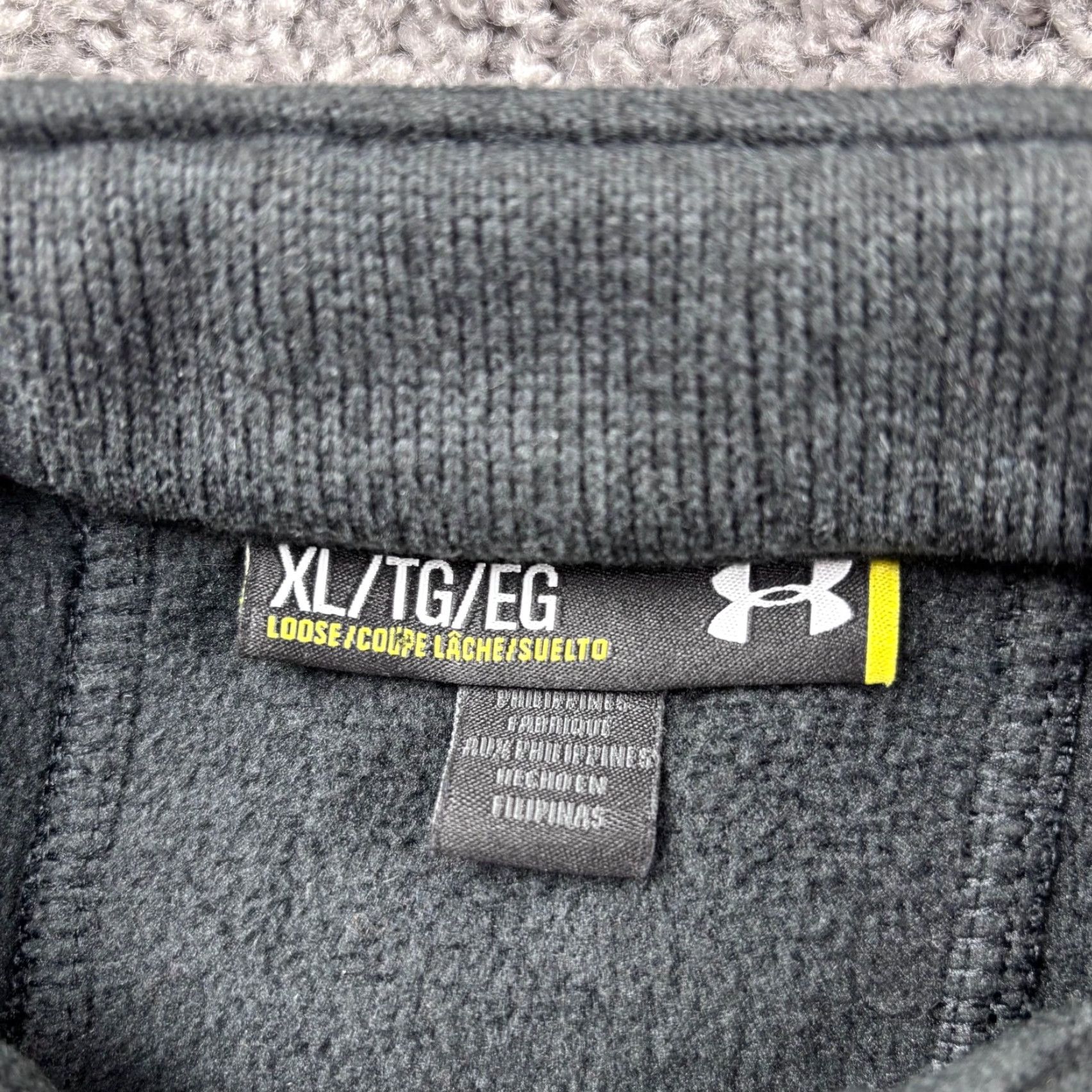 Under Armour Under Armour Elevate 1/4 Zip Sweatshirt Mens XL Graphite Gray Pockets Outdoor Size US XL / EU 56 / 4 - 3 Thumbnail
