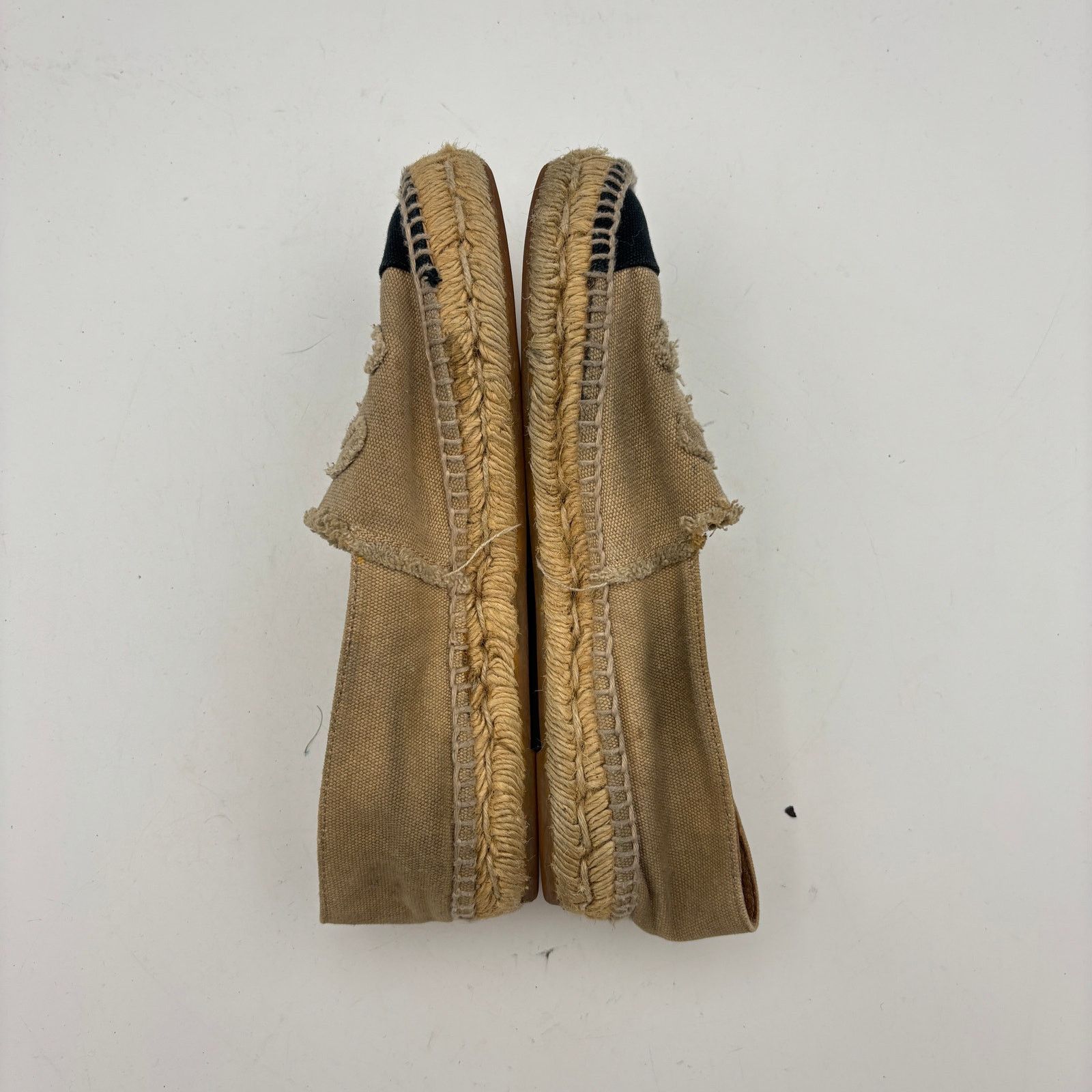 Chanel Chanel CC Logo Canvas Black Cap Toe Espadrilles Slip Ons 37 Size US 6.5 / IT 36.5 - 7 Thumbnail