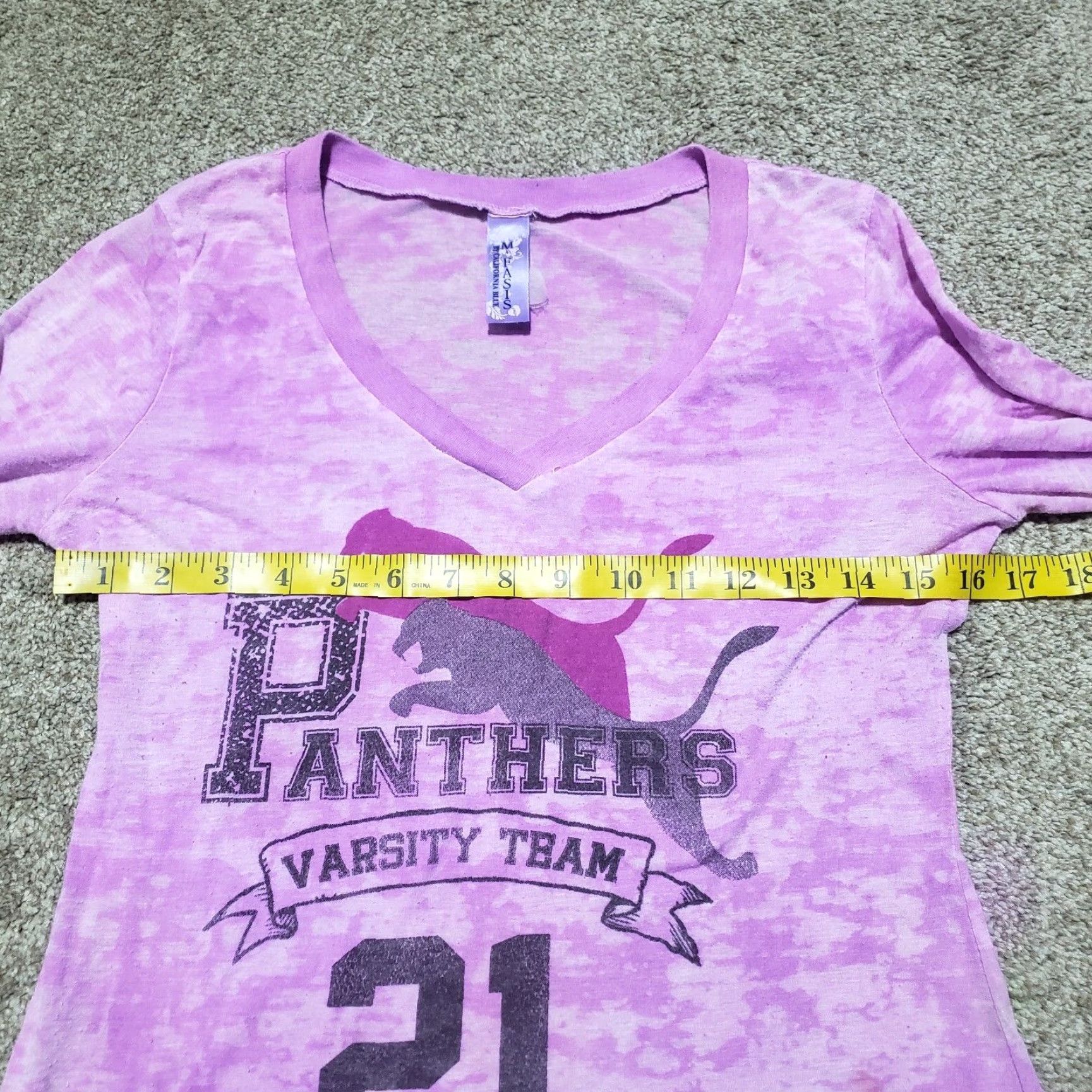 Pinko VINTAGE Panters Varsity Team 21 Pink Long Sleeve Shirt Adult Women's Size S Small Size S / US 4 / IT 40 - 6 Thumbnail