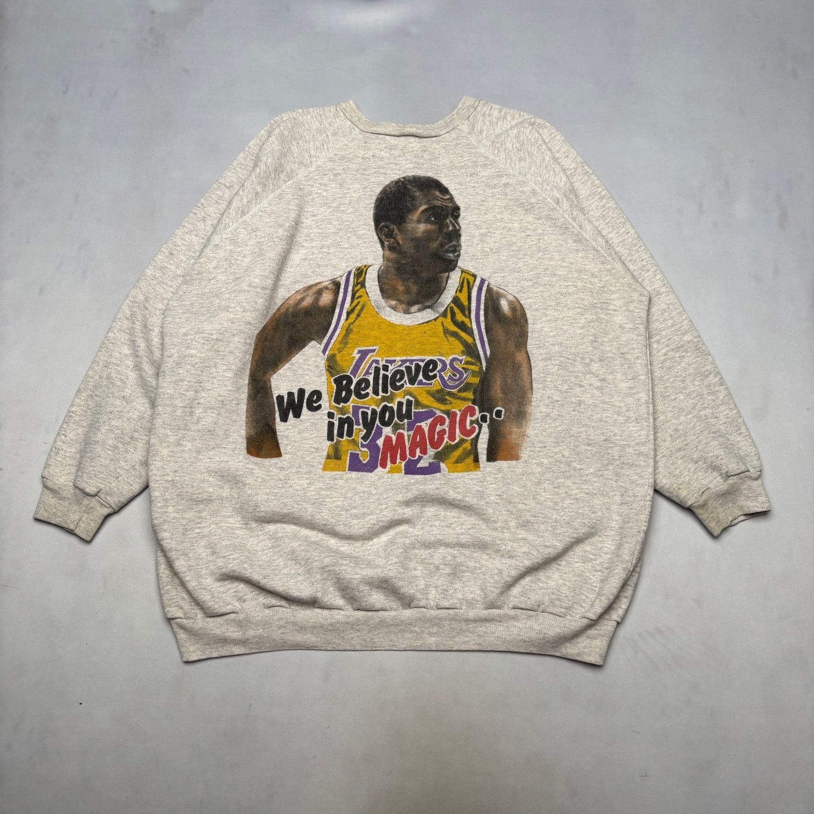 Hanes Vintage We Love You Magic Johnson Sweatshirt Men's 3XL Size US XXL / EU 58 / 5 - 3 Thumbnail