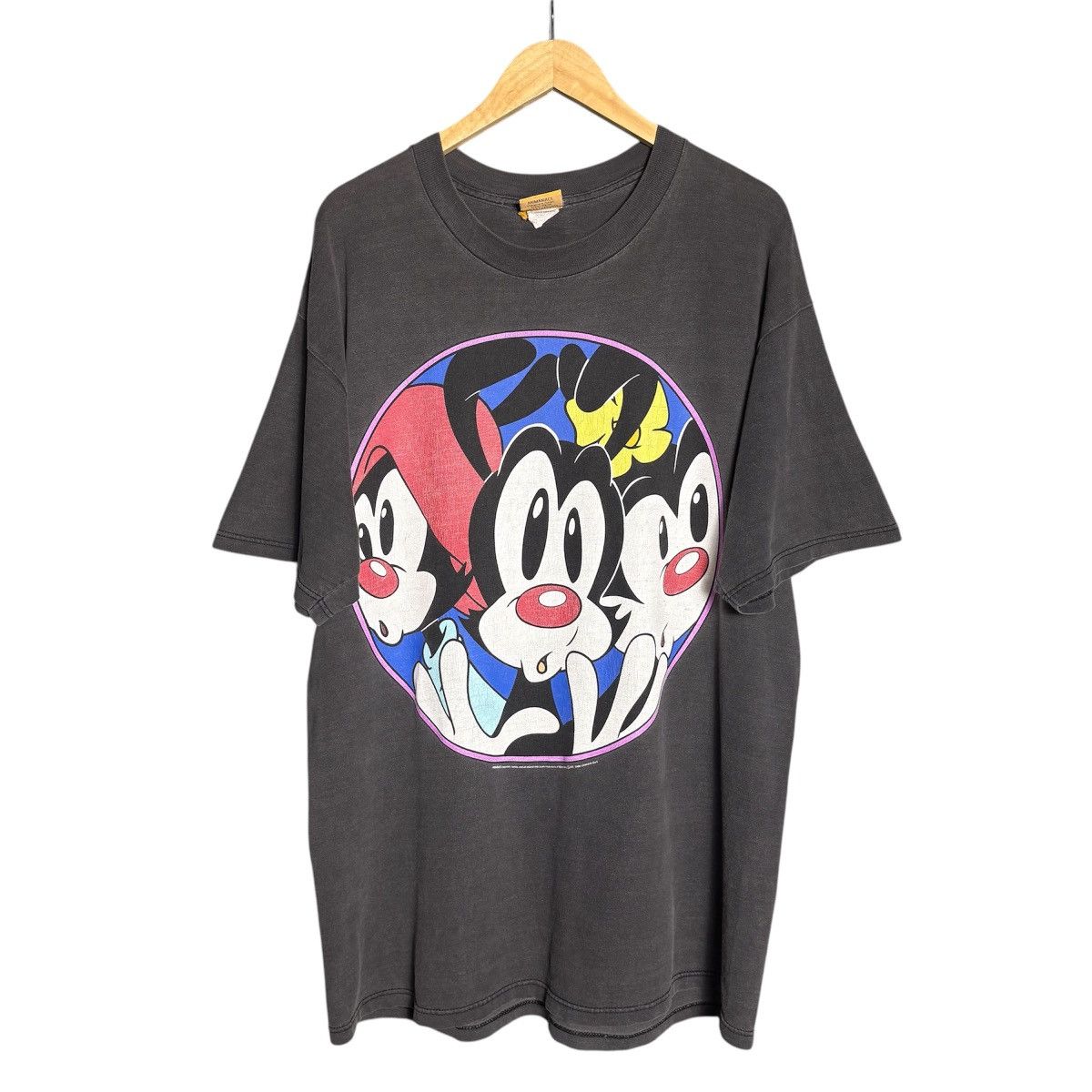 Cartoon Network × Vintage Vintage 90s Animanias Big Head T-Shirt Size US XL / EU 56 / 4 - 1 Thumbnail