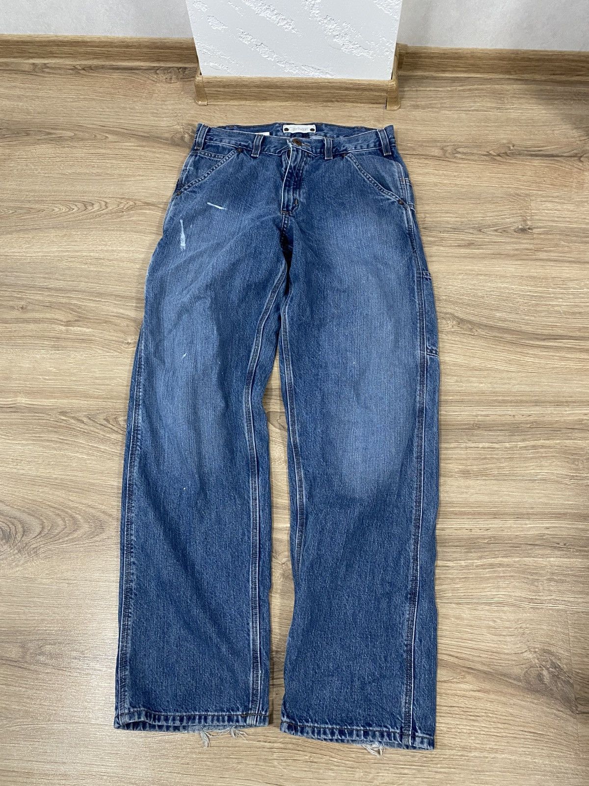 Carhartt Carhartt Carpenter type Workwear Denim Pants Size: W32 L34 Size US 32 / EU 48 - 2 Thumbnail