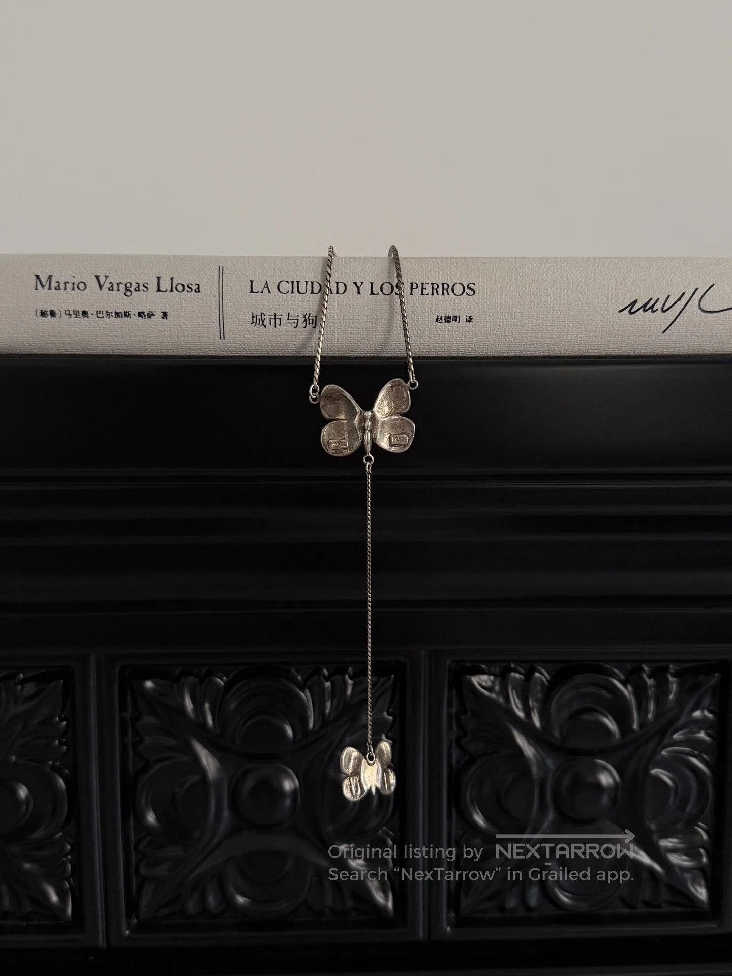Jean Paul Gaultier Jean Paul Gaultier Double Butterfly Necklace. Size ONE SIZE - 3 Thumbnail