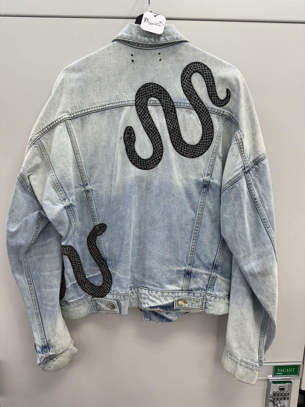 Amiri Amiri Snake Denim Jacket Size US L / EU 52-54 / 3 - 4 Thumbnail