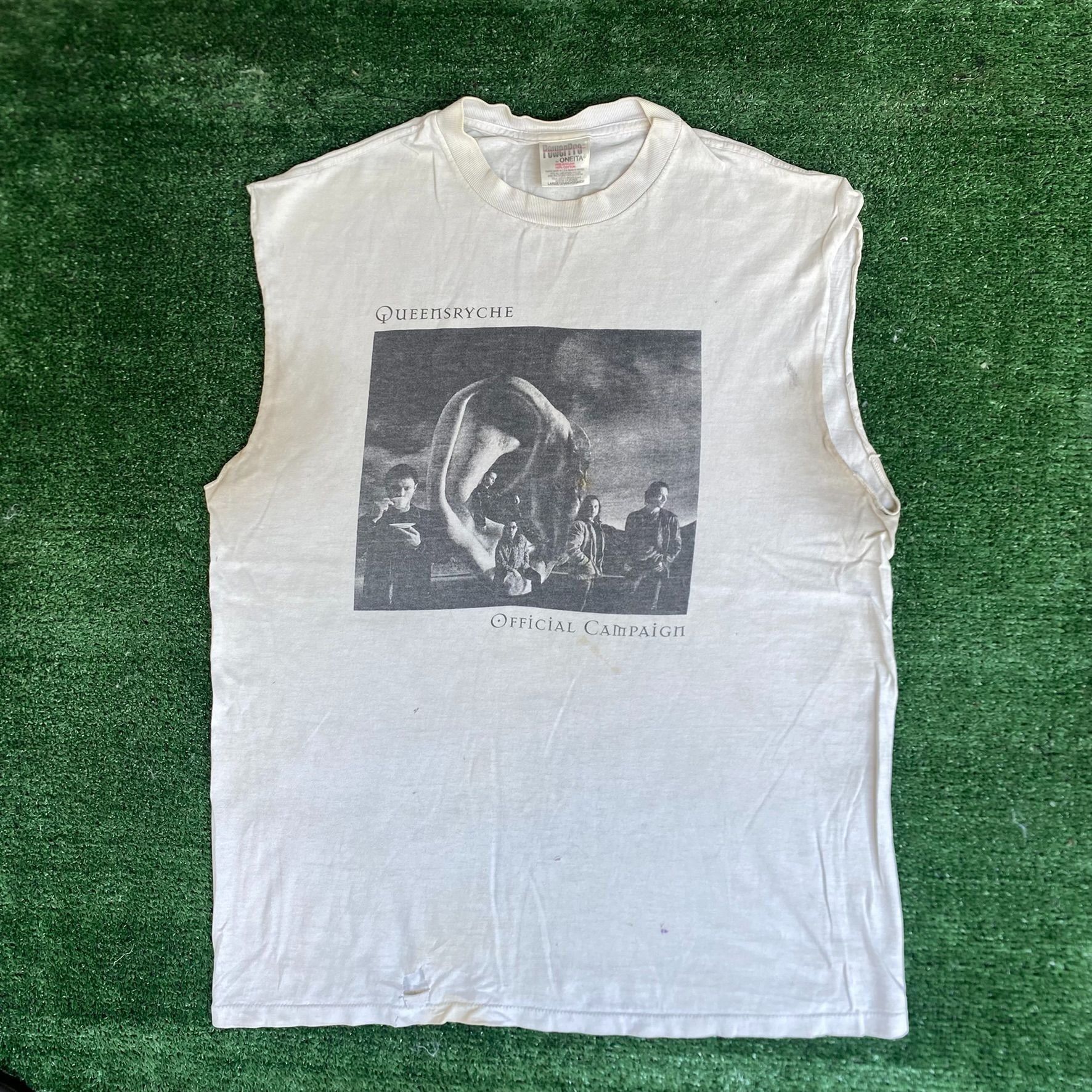 Band Tees Vintage 90s Queensryche Tank Shirt Punk Metal Band Rock Tee Size US L / EU 52-54 / 3 - 1 Thumbnail