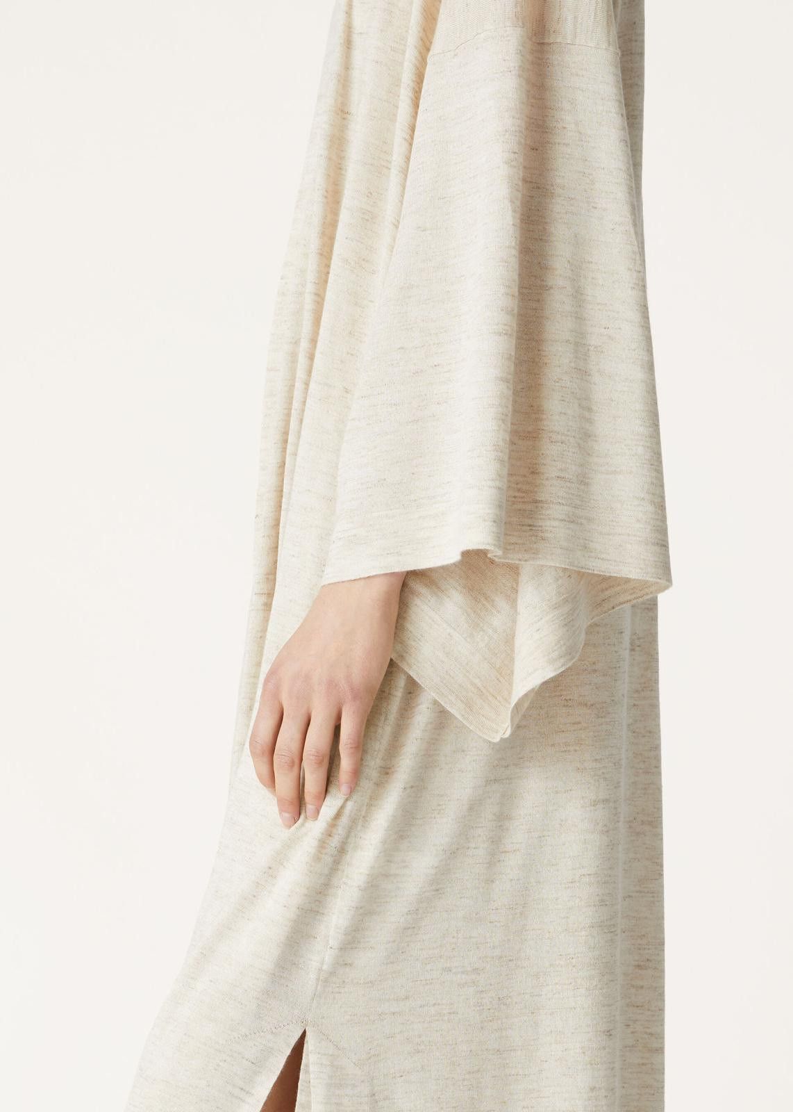 Loro Piana o1srvl11e0425 FAN6390 Long Cocooning Cardigan in Beige Size L / US 10 / IT 46 - 7 Thumbnail