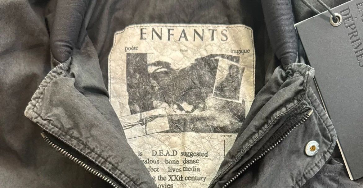 Enfants Riches Deprimes Enfants Riches Deprimes ERD 23FW black down jacket Size US M / EU 48-50 / 2 - 5 Thumbnail